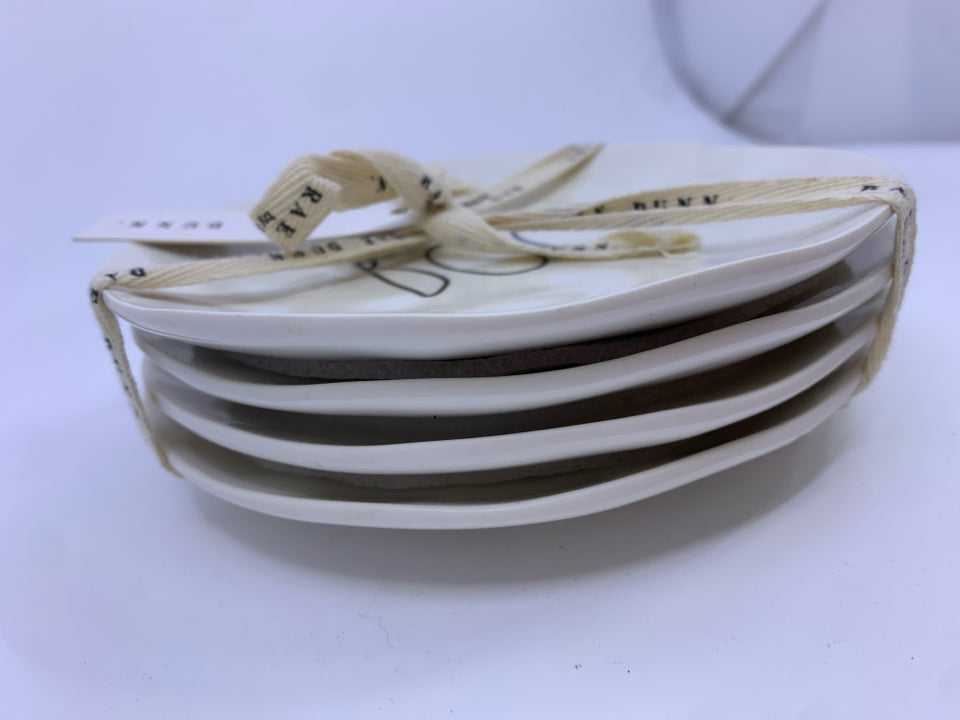 NIP BOO RAE DUNN APPETIZER PLATES.