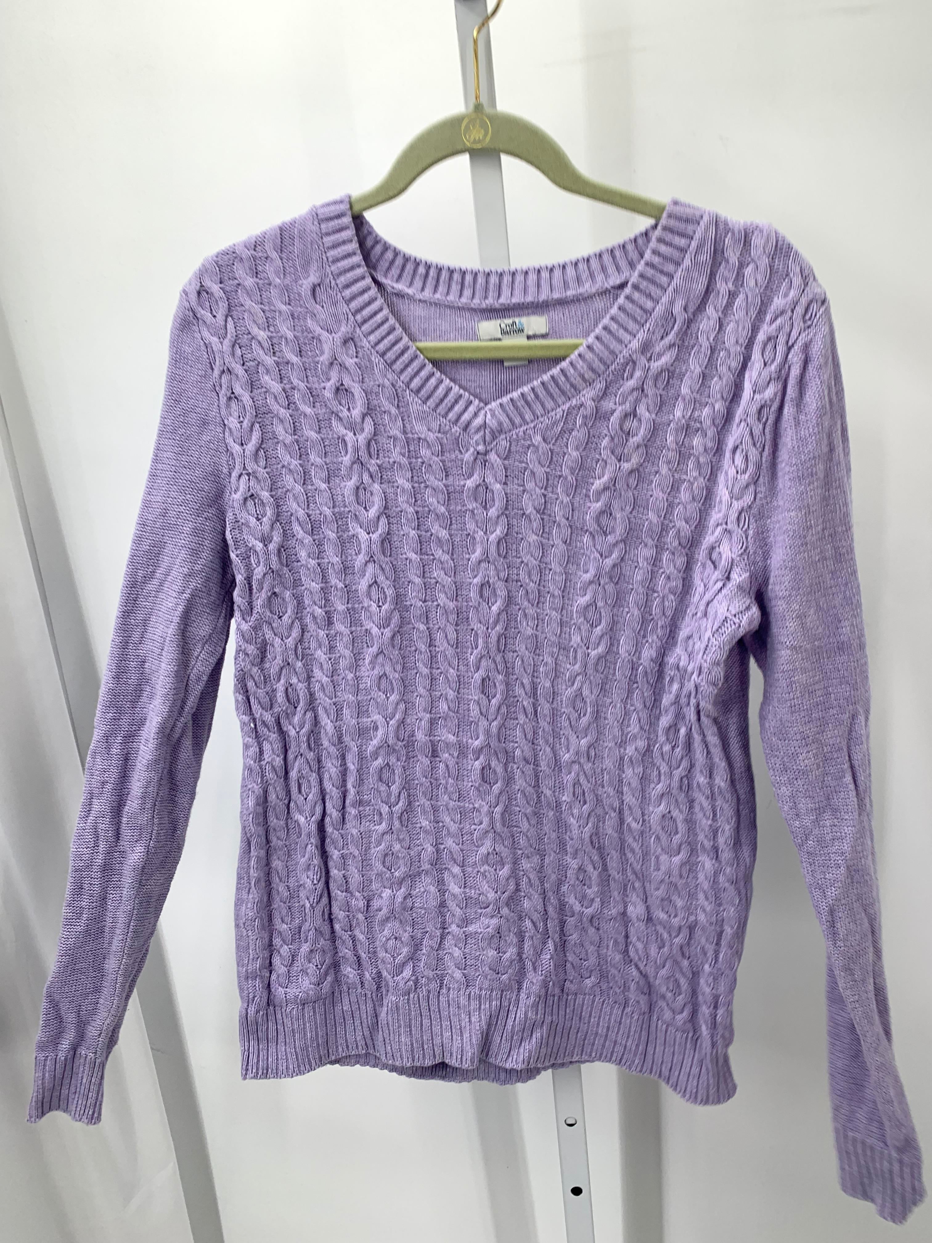 Croft & Barrow Size Small Misses Long Slv Sweater