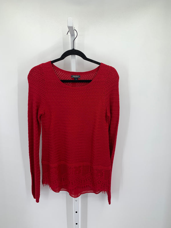 Lucky Brand Size Small Misses Long Slv Sweater