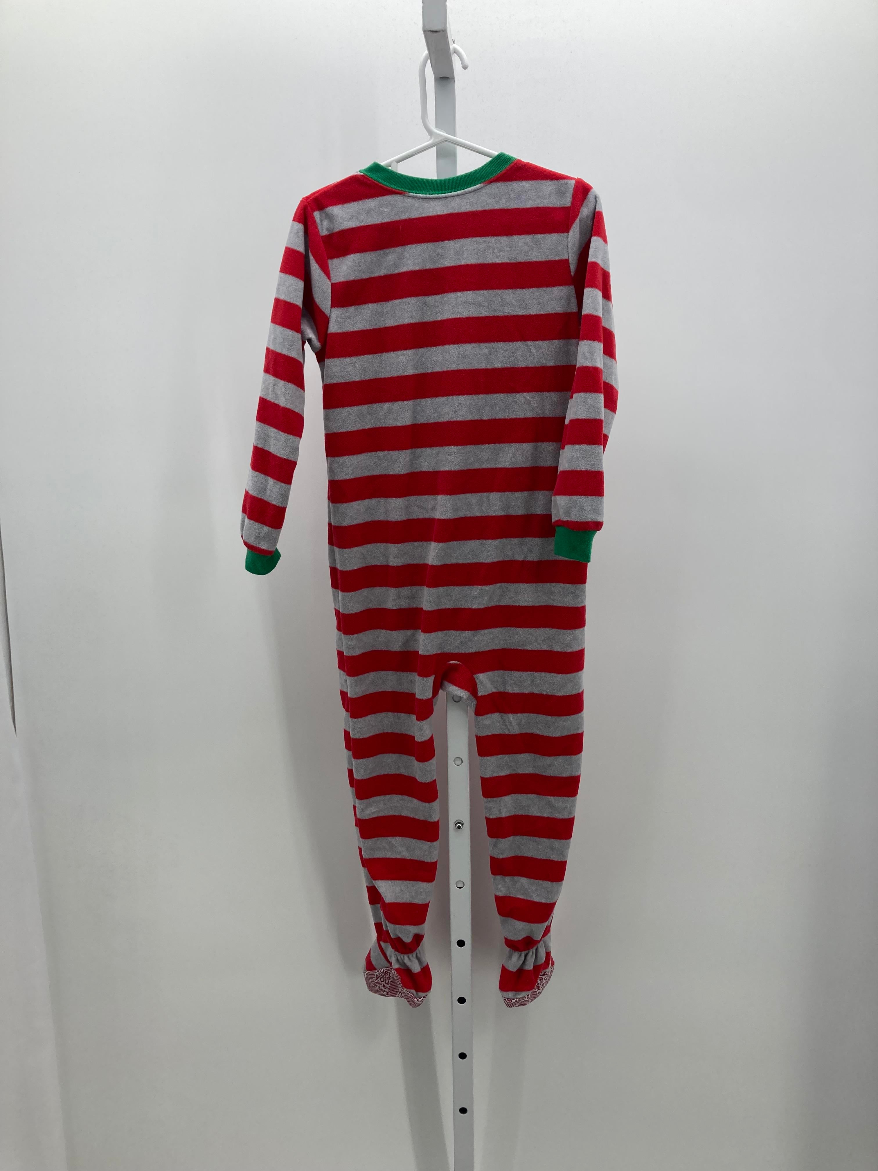 FLEECE SLEEPER STRIPES SANTA