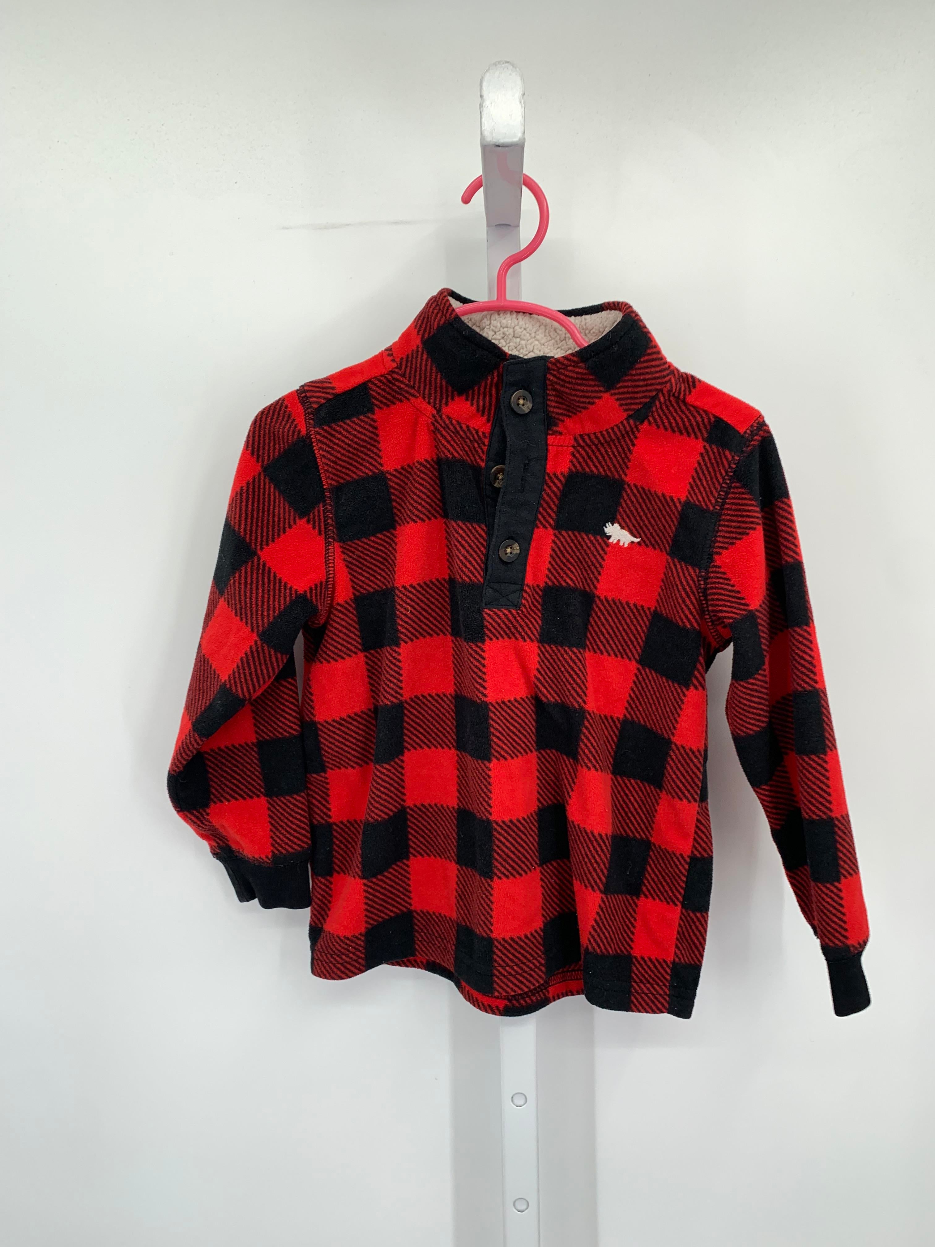 BLACK CHECKERED FLEECE