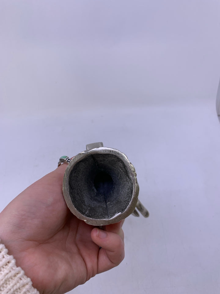 STAG/ DEER METAL TEA LIGHT HOLDER.