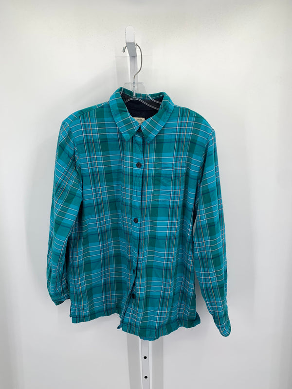 LL Bean Size Medium Misses Long Sleeve Shirt