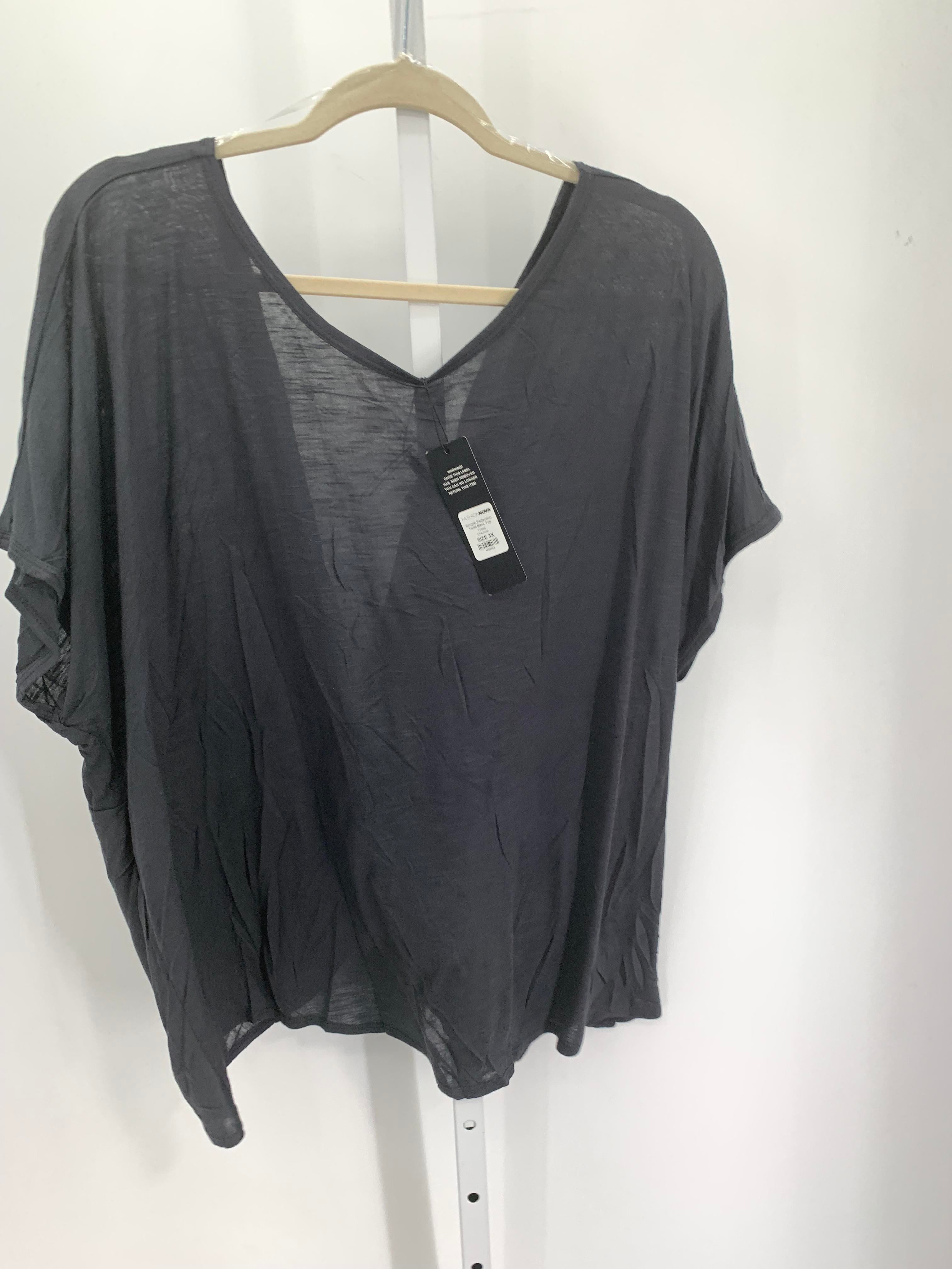 Size 3X Womens Short Sleeve Shirt