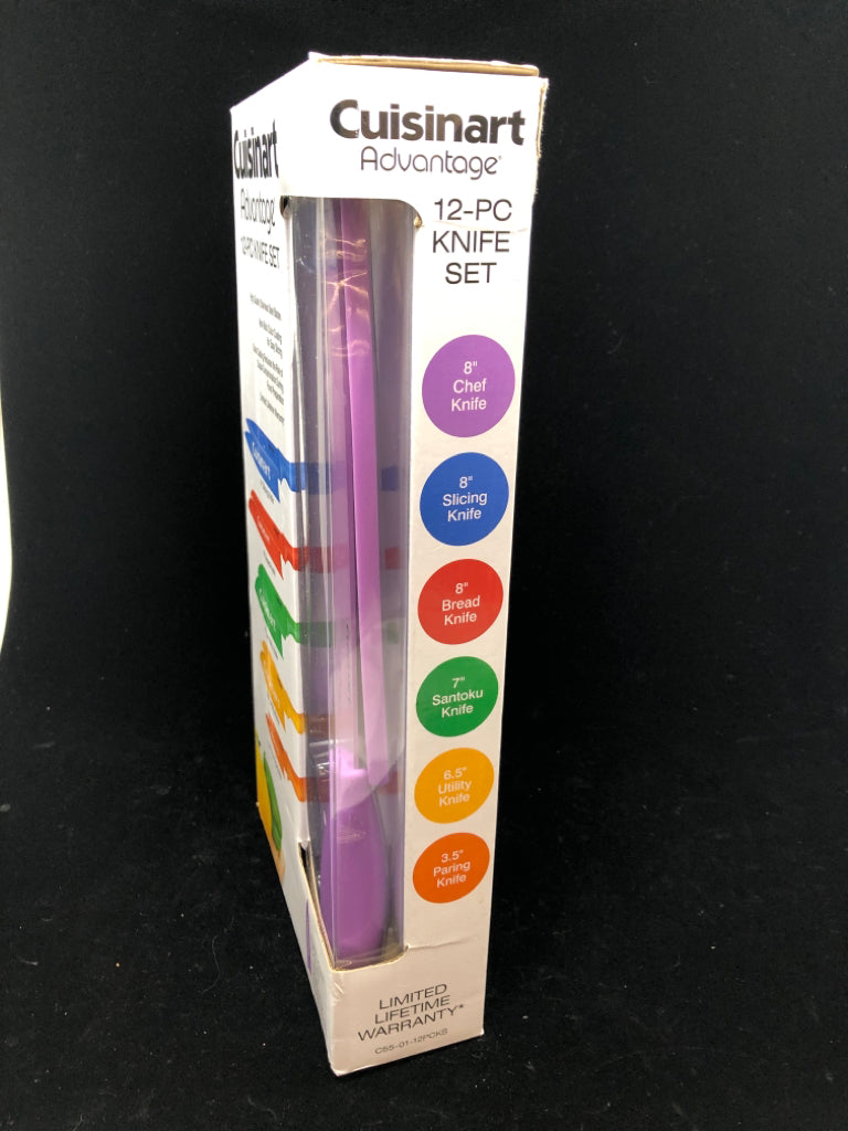 NEW 12PC KNIFE SET IN BOX.
