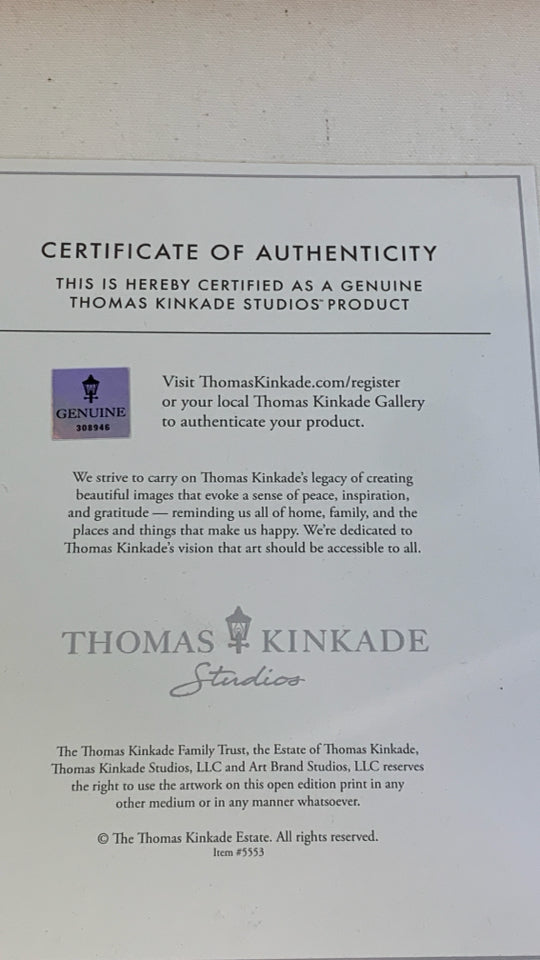 101 DALMATIANS THOMAS KINKADE CANVAS.