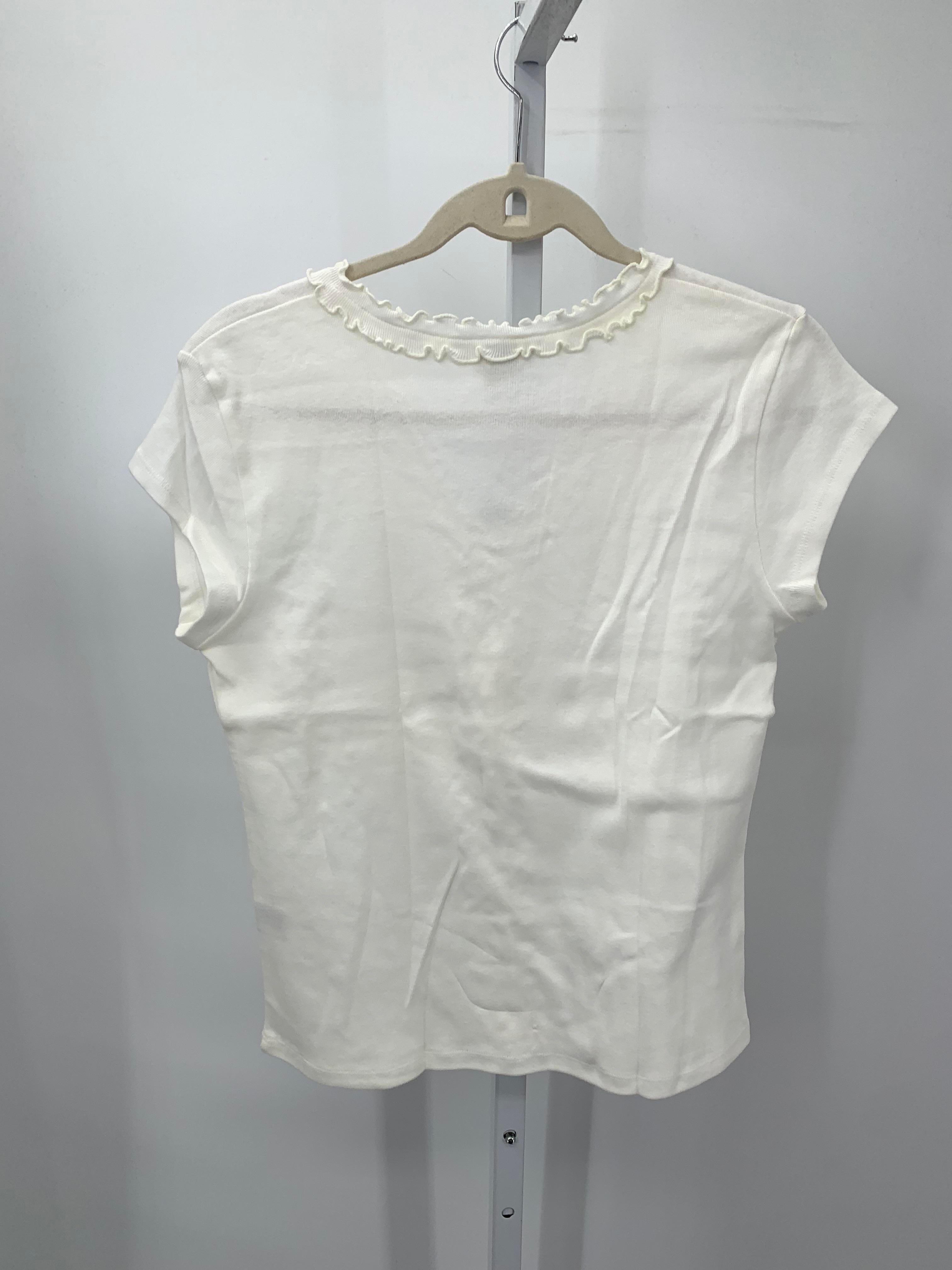 Christopher & Banks Size Medium Misses Short Sleeve Shirt