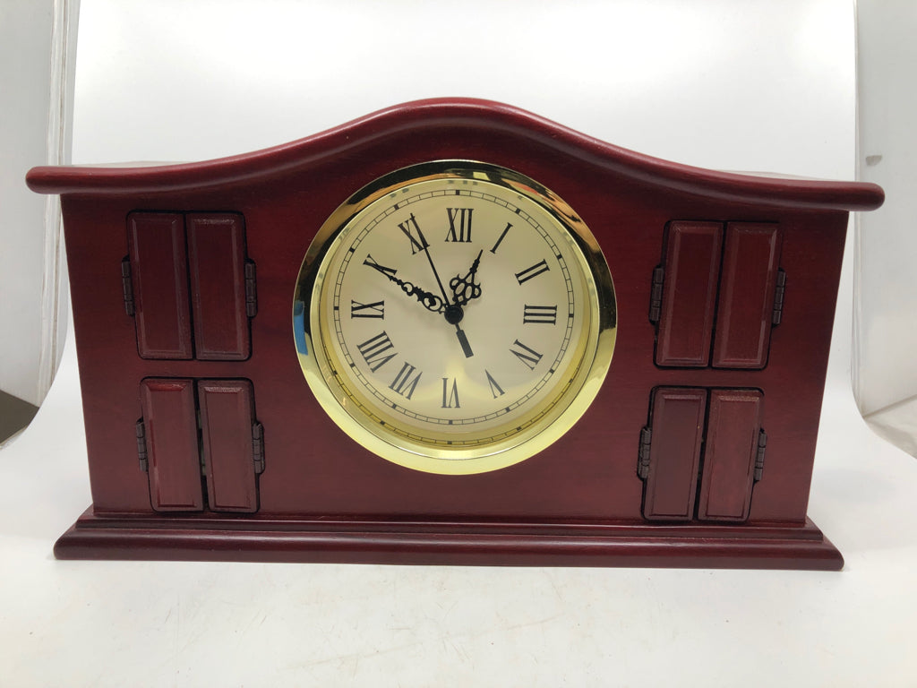 MR CHRISTMAS 'SYMPHONY SUNRISE' ANGEL ORCHESTRA MANTEL CLOCK.