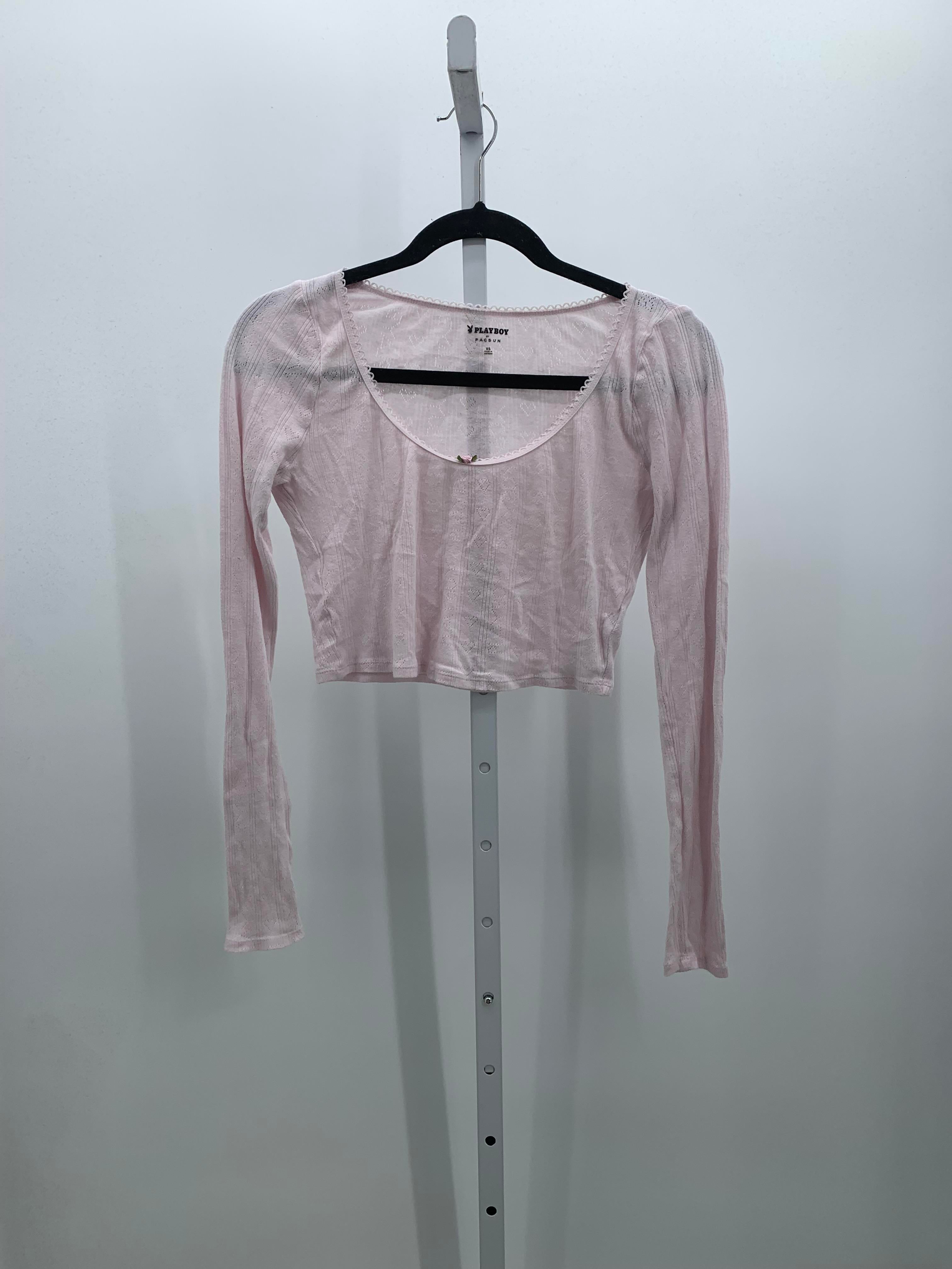 Playboy Size X Small Juniors Long Sleeve Shirt