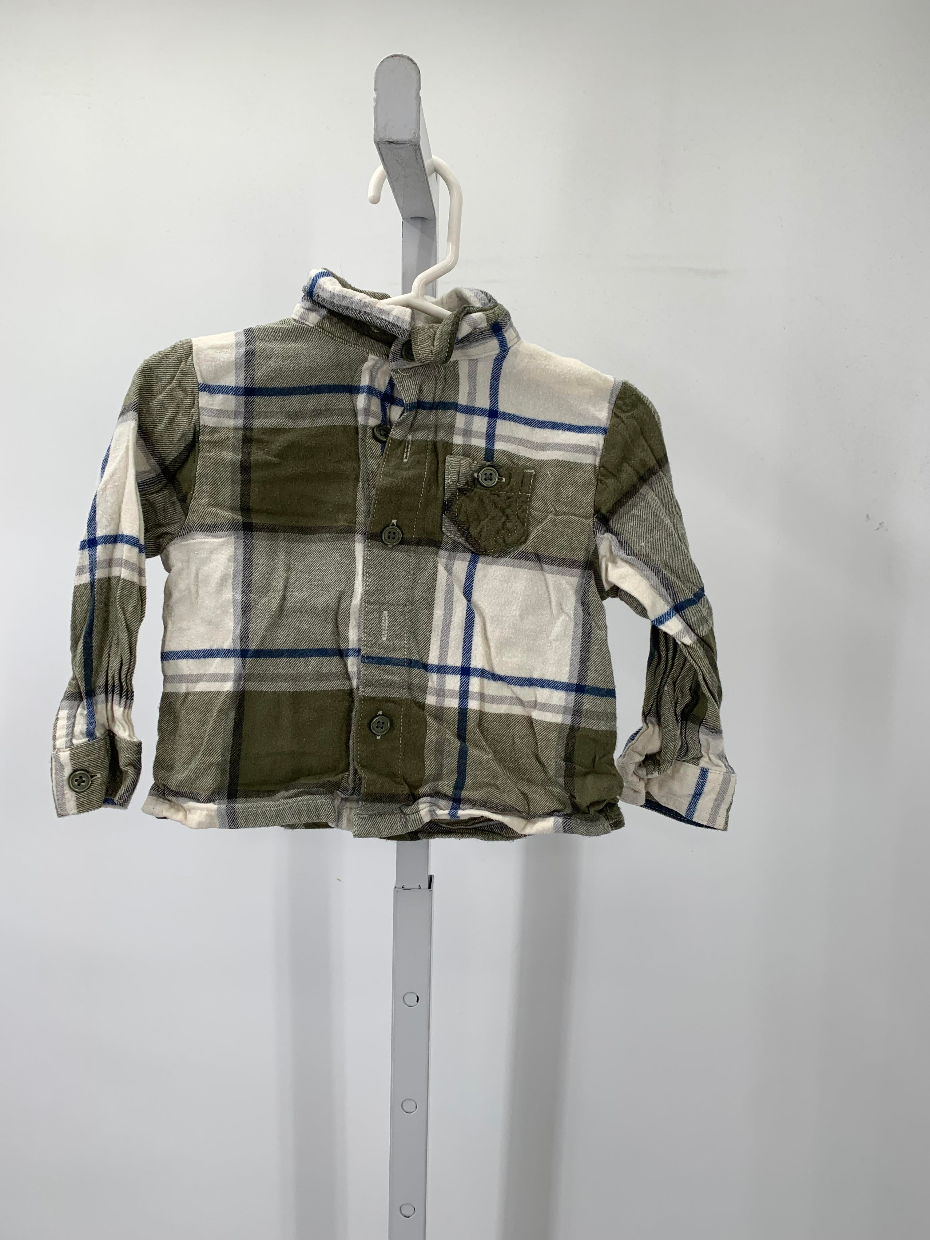 PLAID BTN DOWN