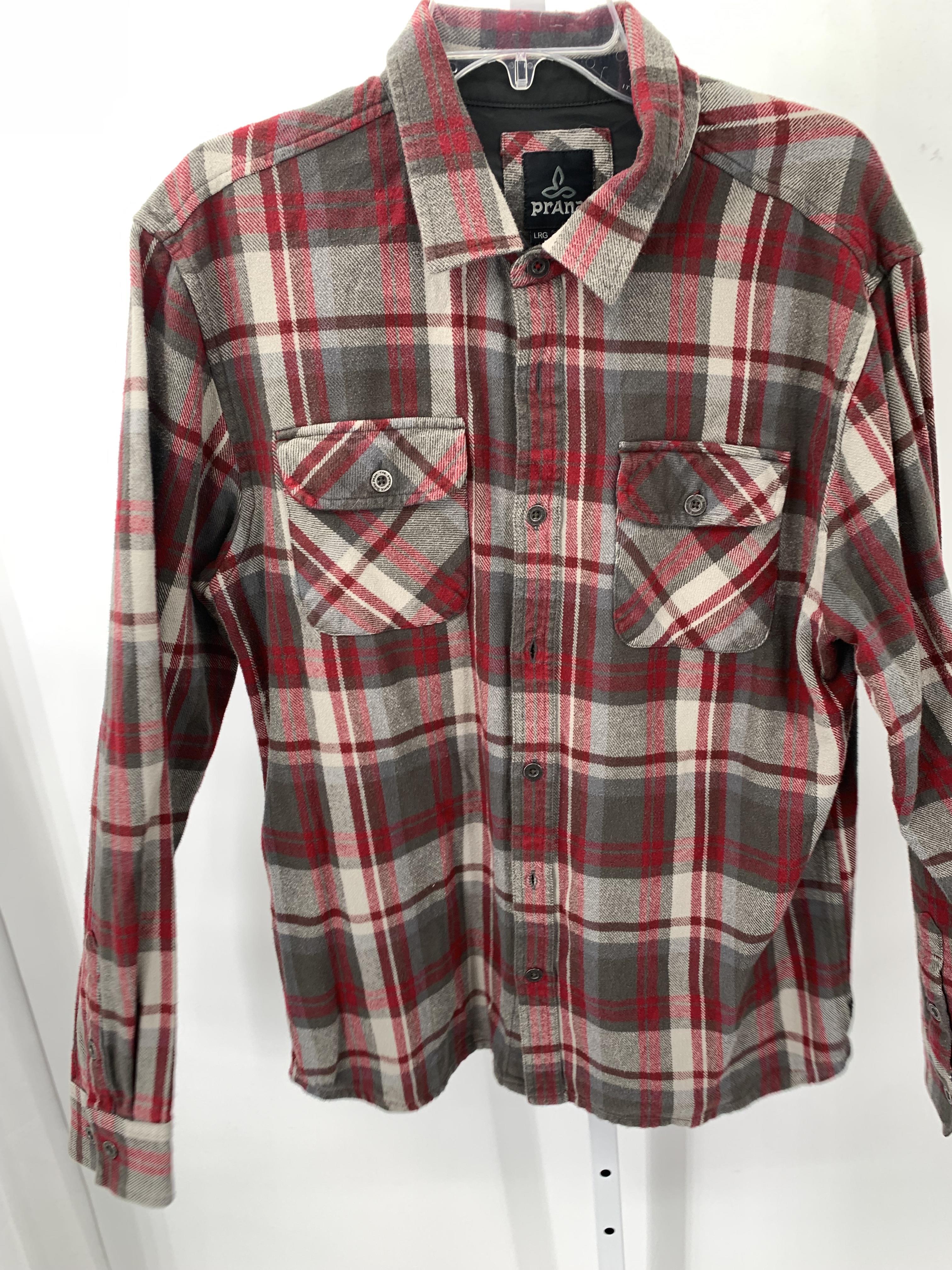 RED PLAID BTN DOWN
