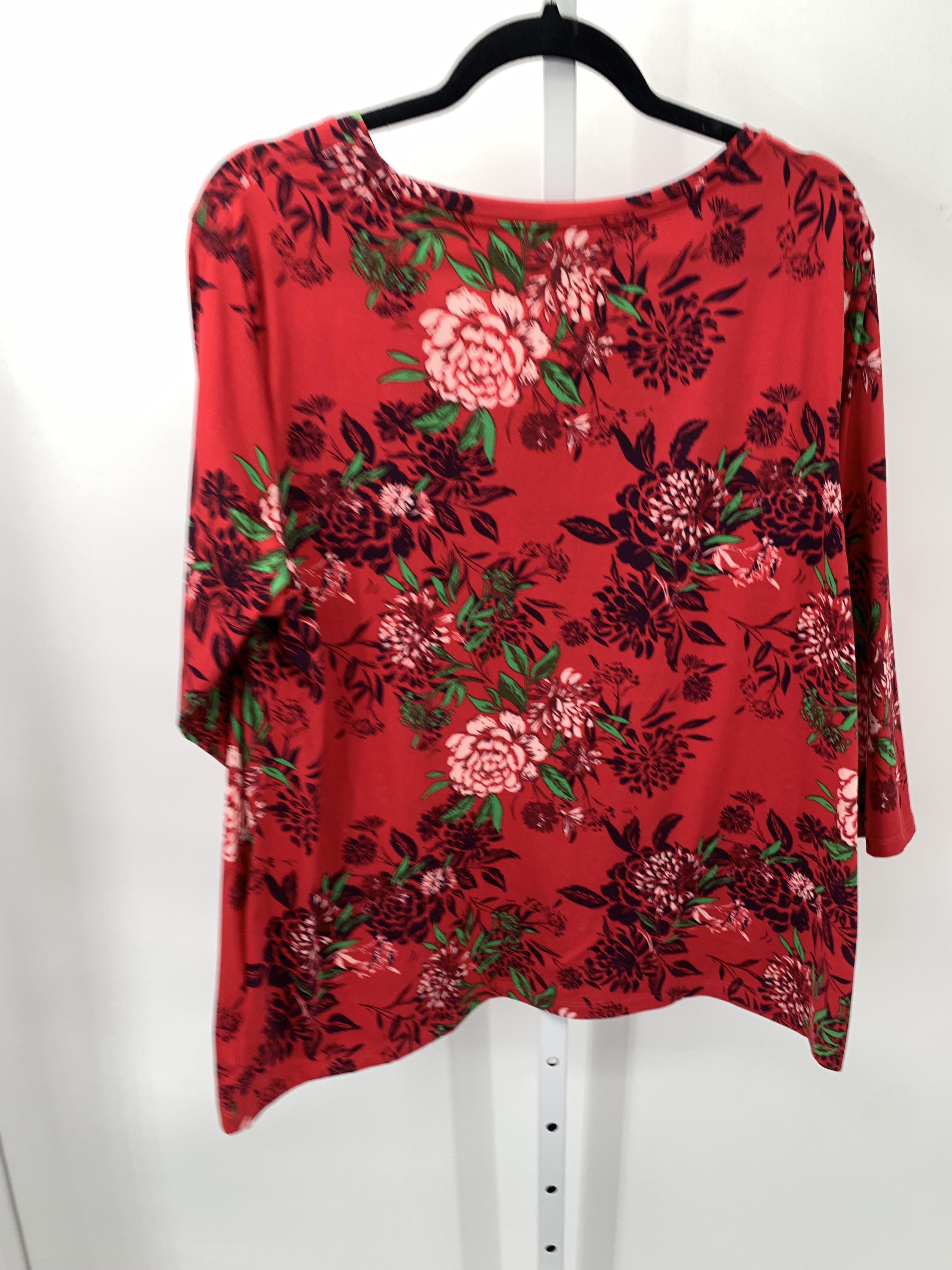 Size Extra Large Misses 3/4 Sleeve Shirt