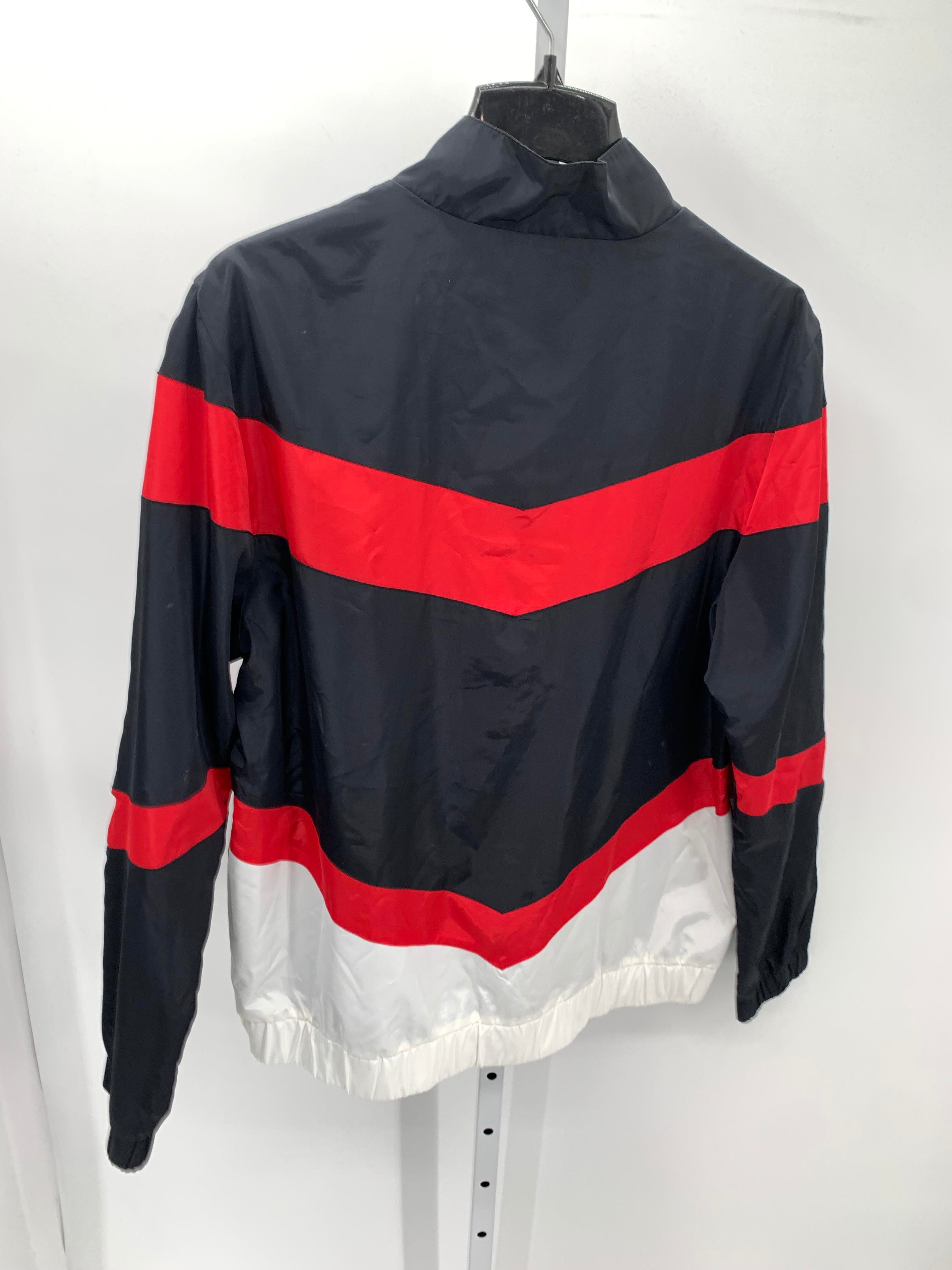RED ZIP WINDBREAKER