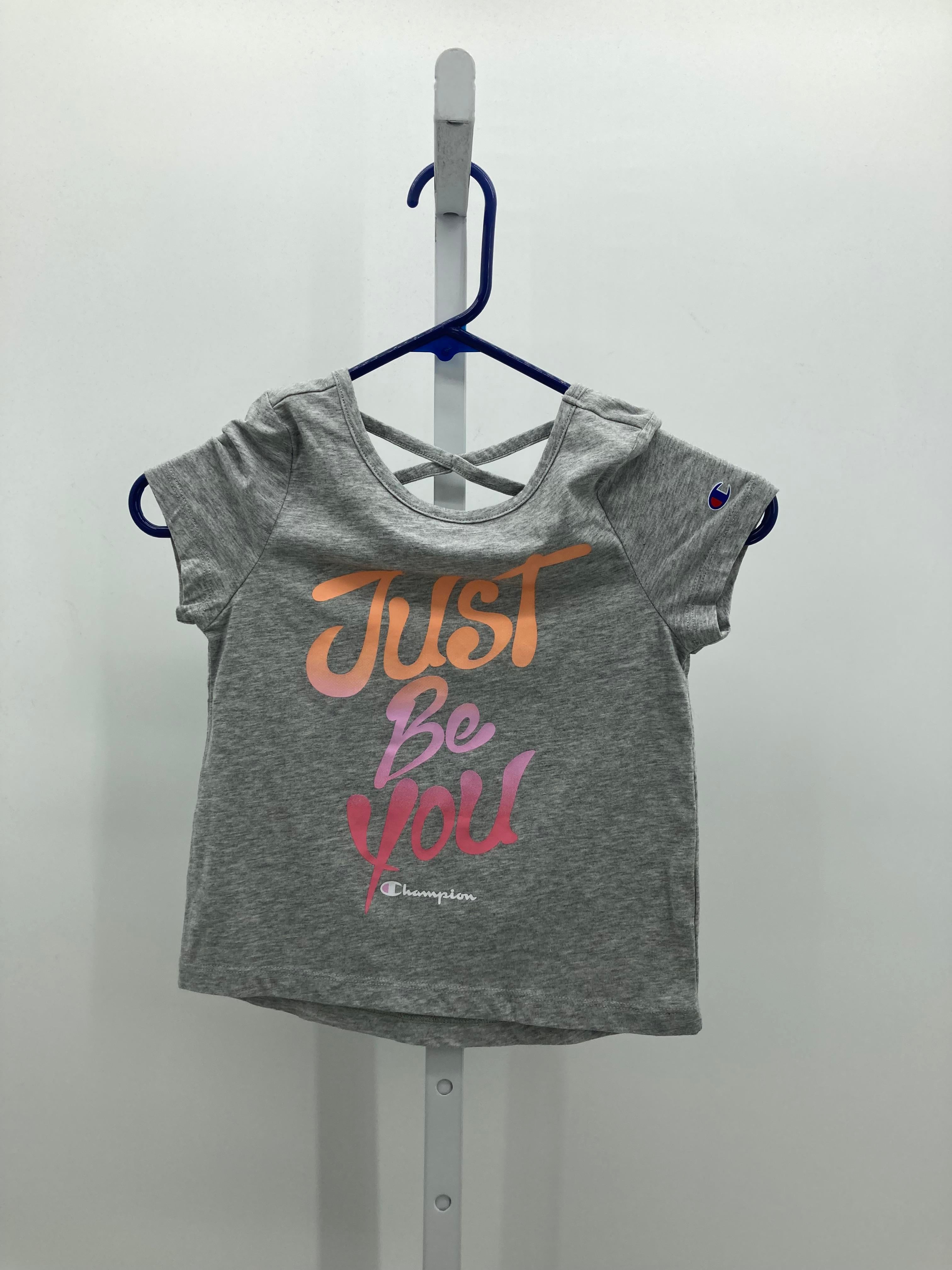 Champion Size 5-6 Girls Short Sleeve Shirt