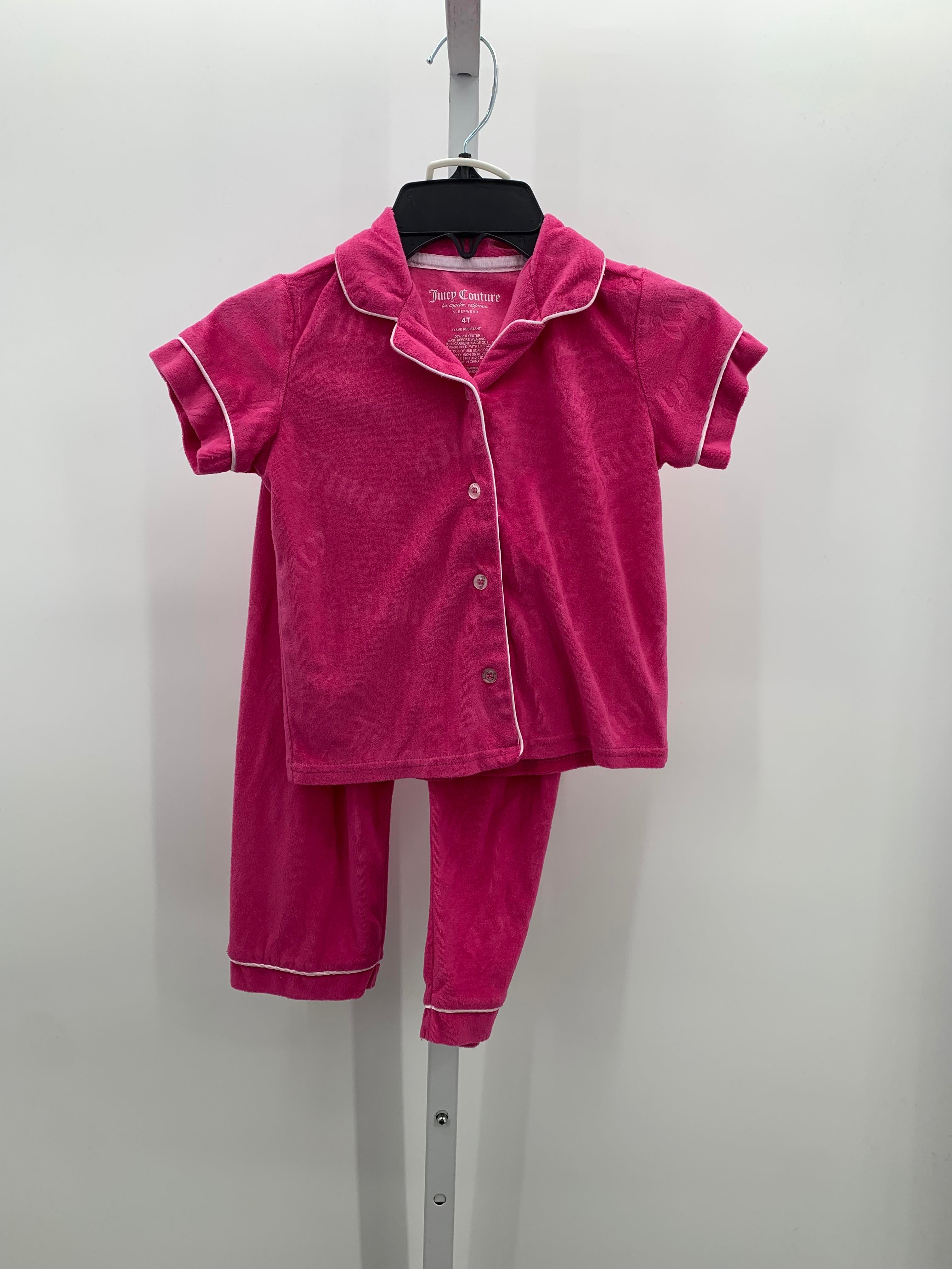 Juicy Couture Size 4T Girls Pajamas