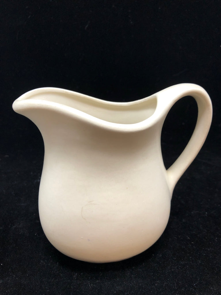 CAT TAIL PAINTED CERAMIC MINI PITCHER.