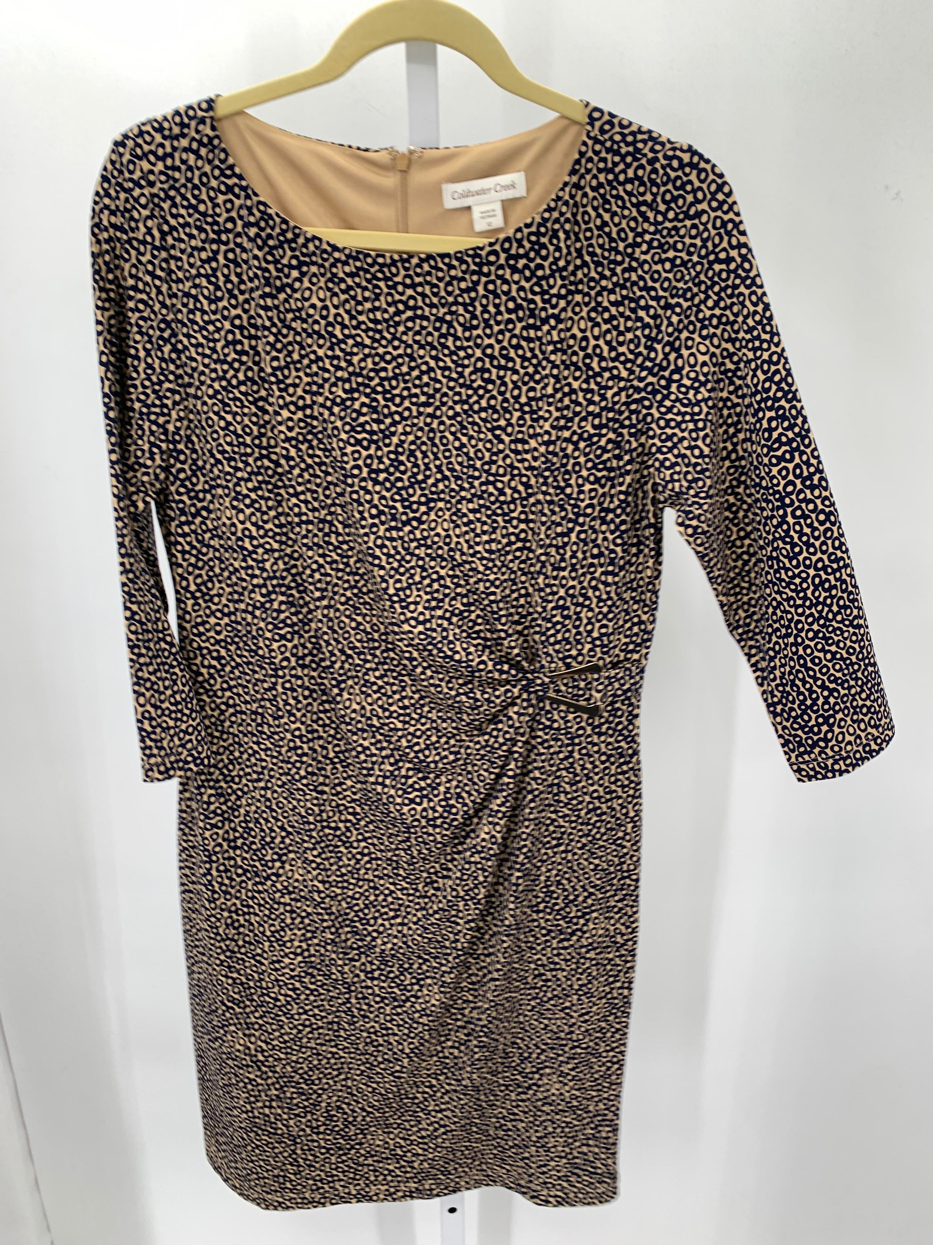 Coldwater Creek Size 12 Misses 3/4 Sleeve Dress
