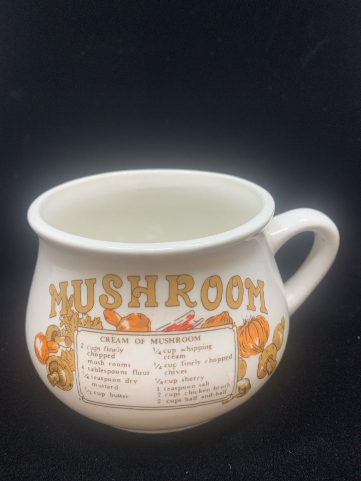 VTG CREAM OF MUSHROOM MUG.