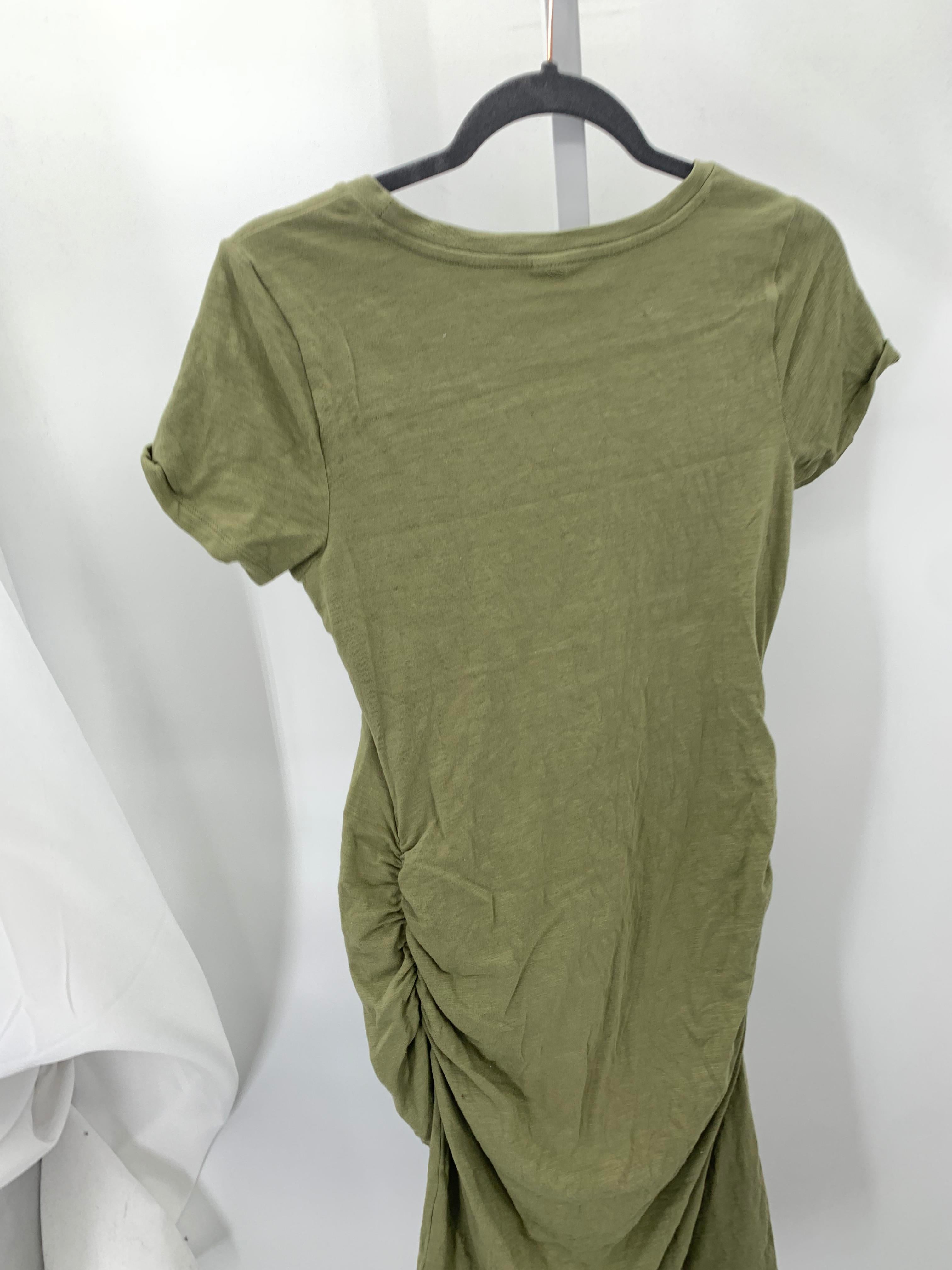 Old Navy Green Size Small Maternity Short Sleeve Dress