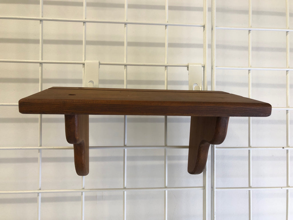SMALL WOOD WALL SHELF.