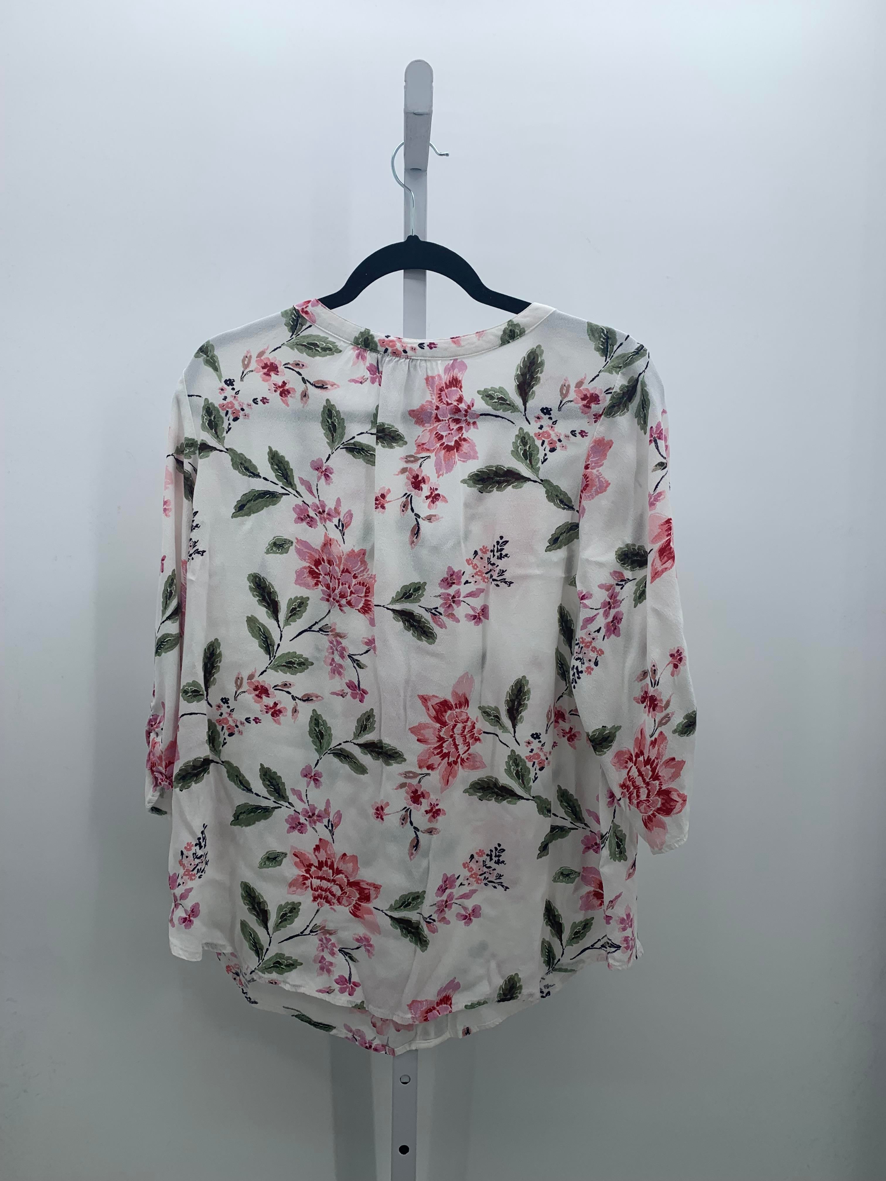 Croft & Barrow Size X Large Petite Petite 3/4 Sleeve Shirt