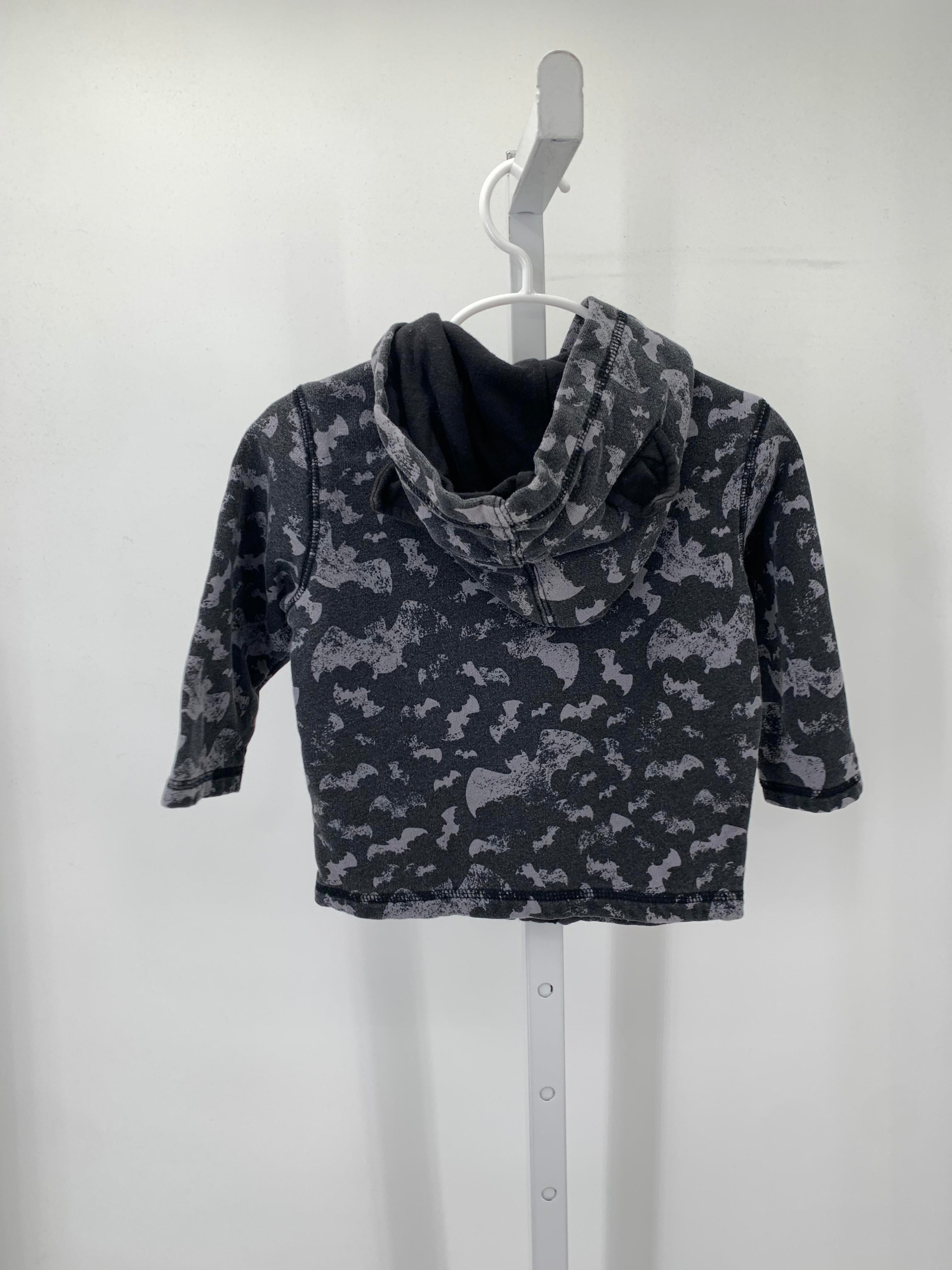 GREY BATMAN HOODED ZIP
