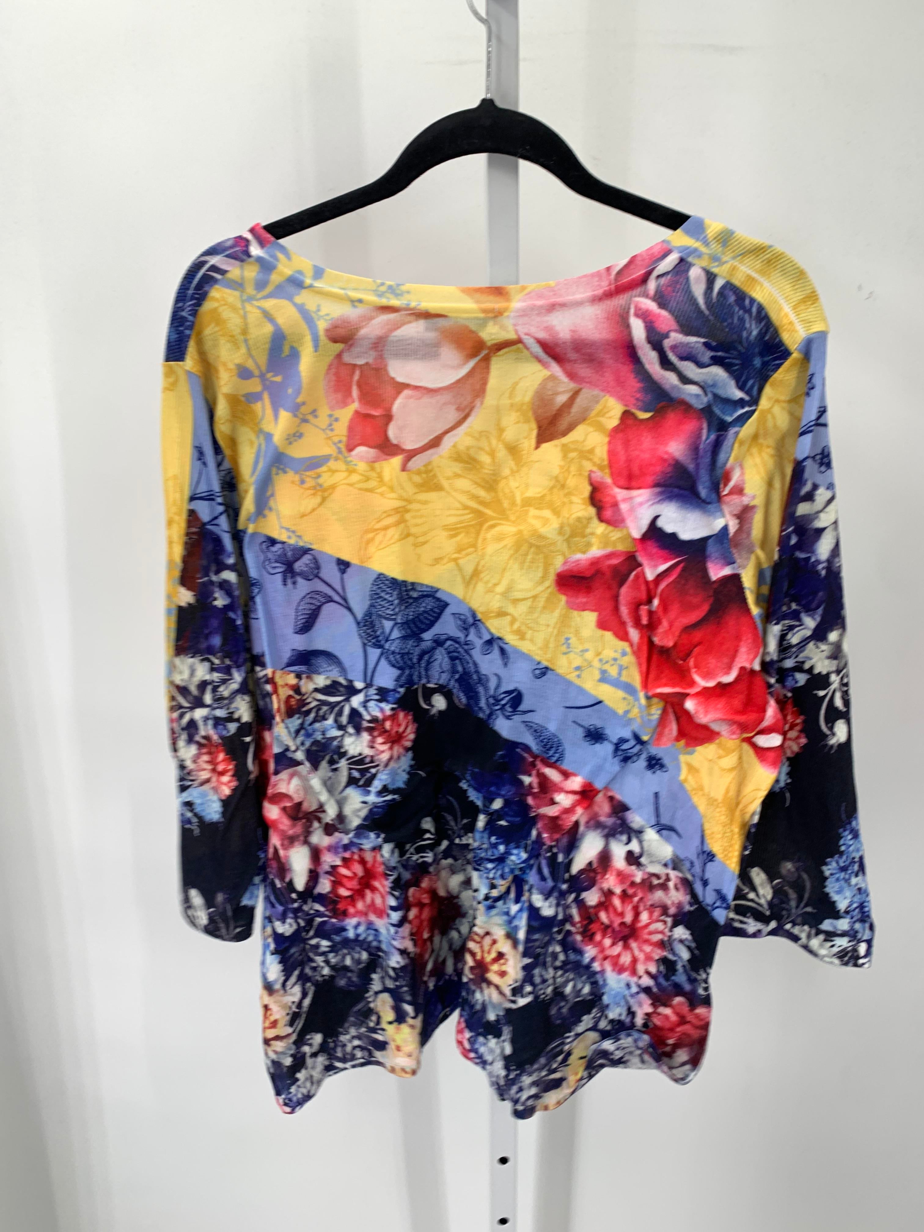 CJ Banks Size 2X Womens 3/4 Sleeve Shirt