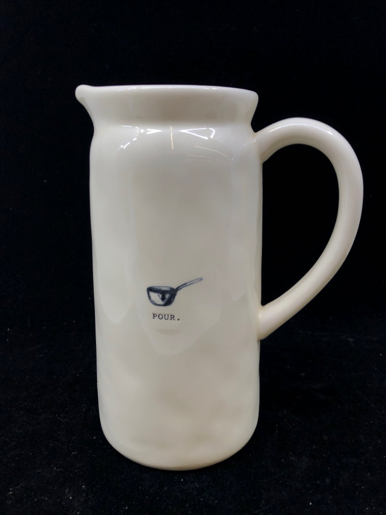RAE DUNN "POUR" PITCHER.