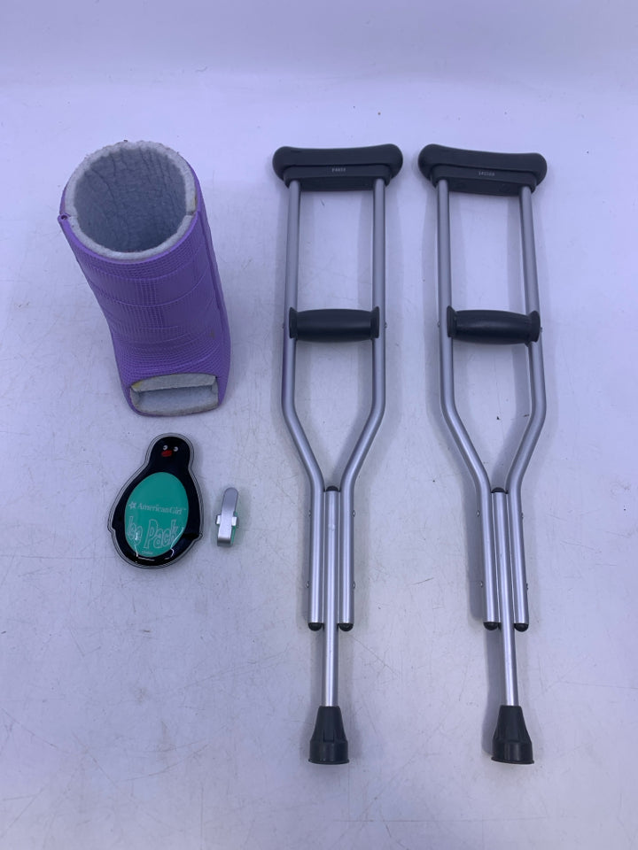 American Girl Doll Crutches Feel Better Set