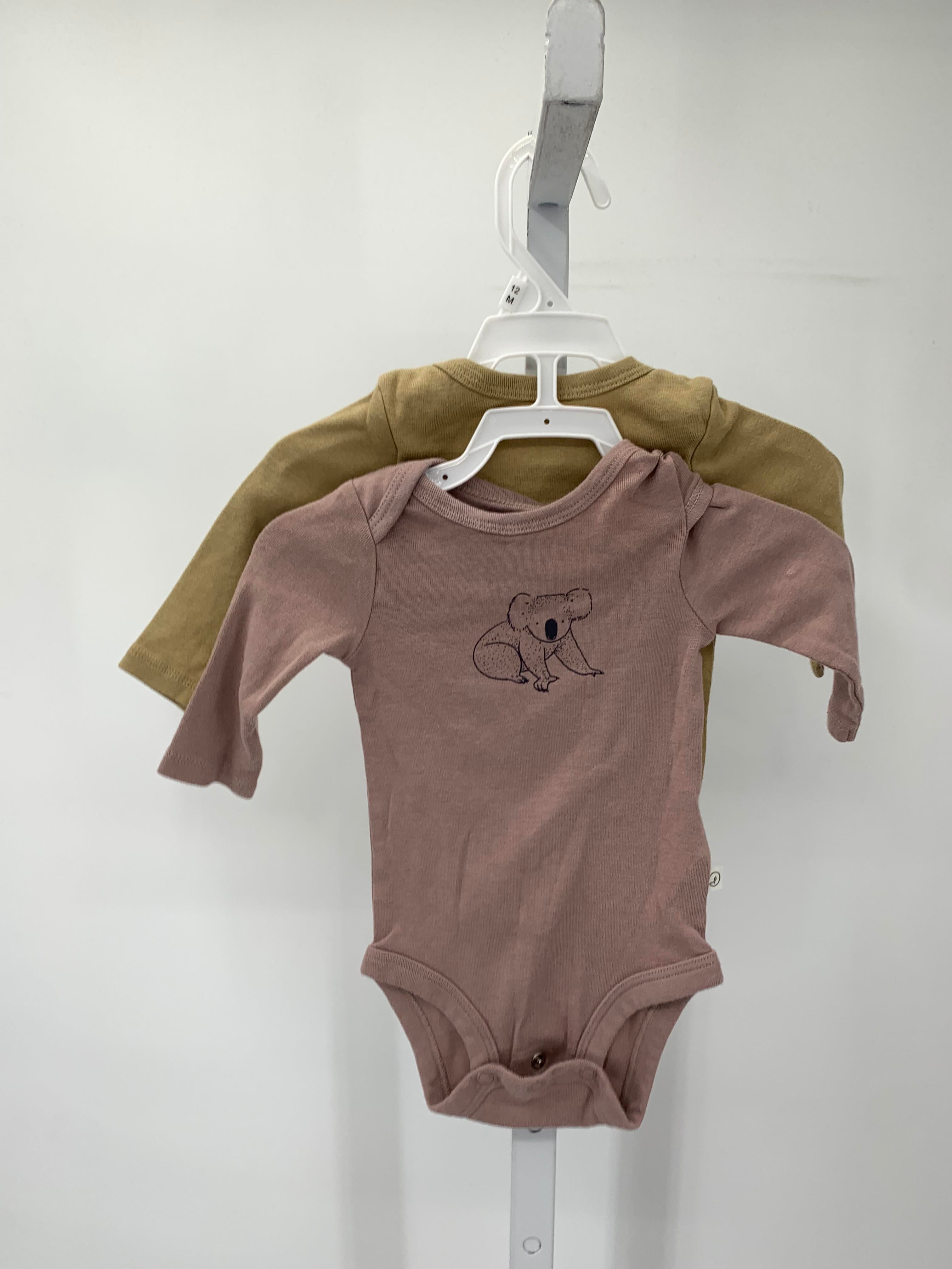 TWO LONG SLV BODY SUIT MOOSE AND KOALA