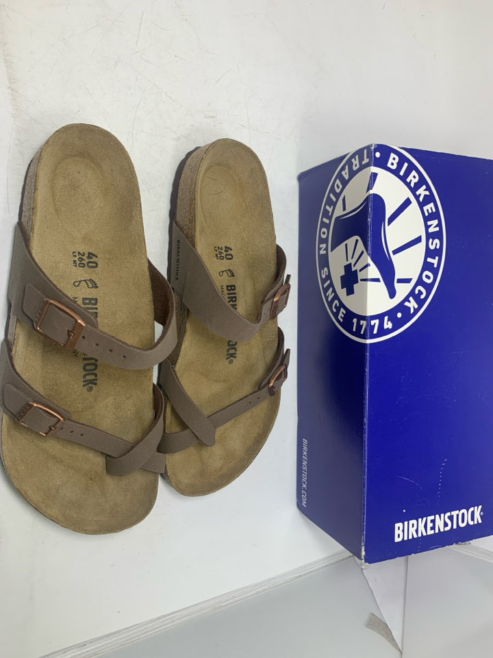 Birkenstock Mayari Mocha Adjustable Buckle Straps Sandals