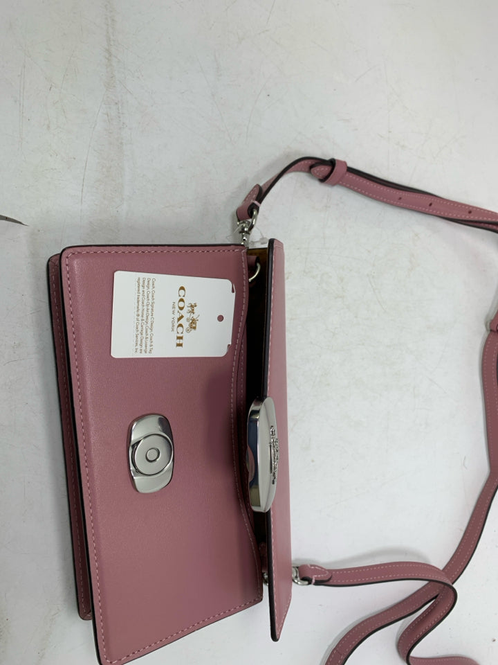 Coach CR526 True Pink Eliza Small Flap Crossbody