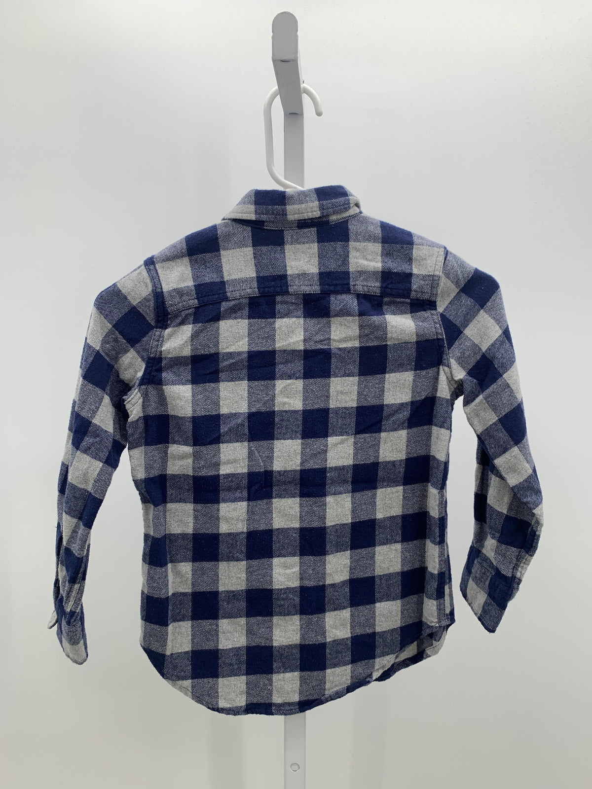 GREY PLAID BTN DOWN