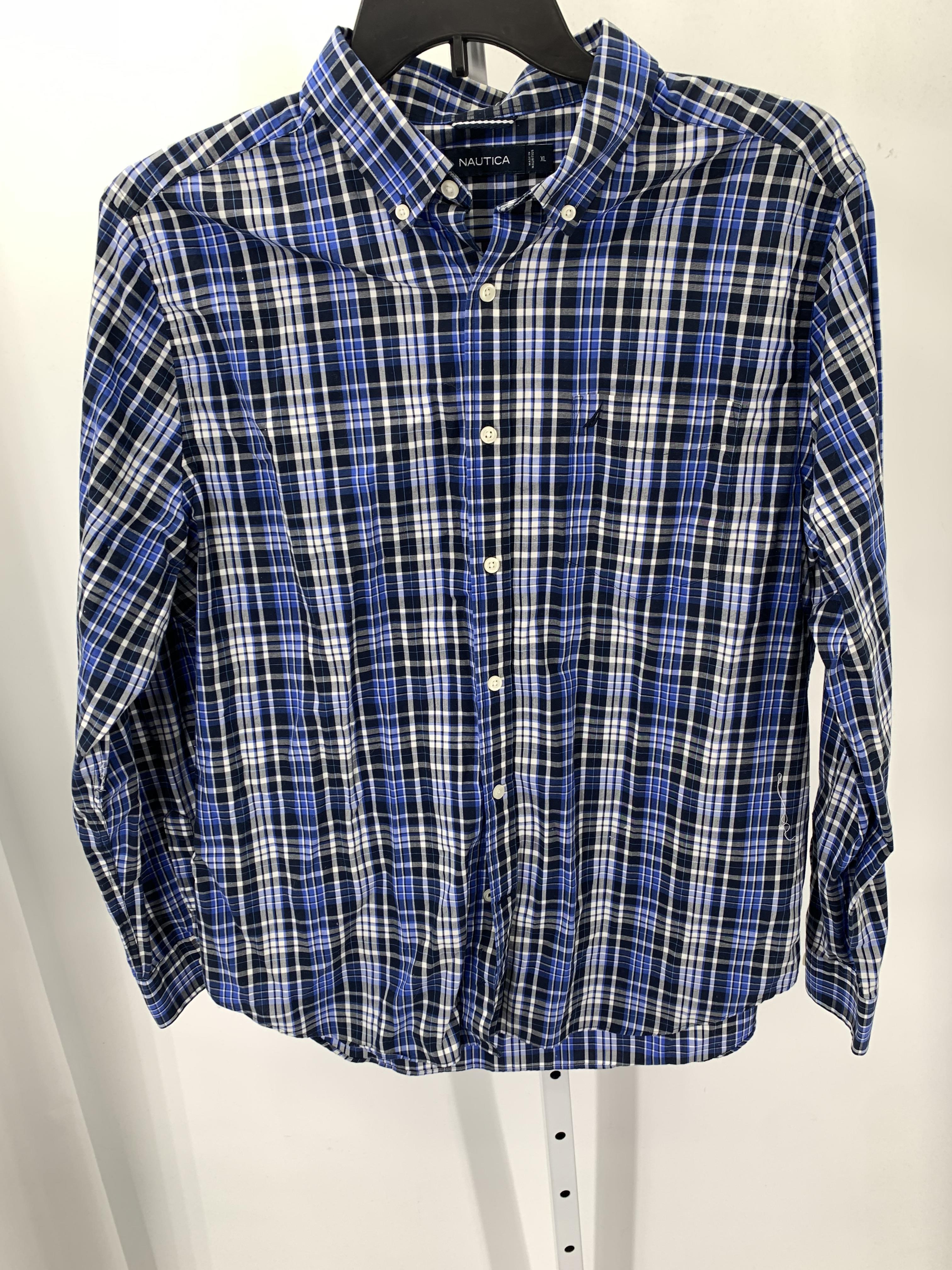 PLAID BTN DOWN