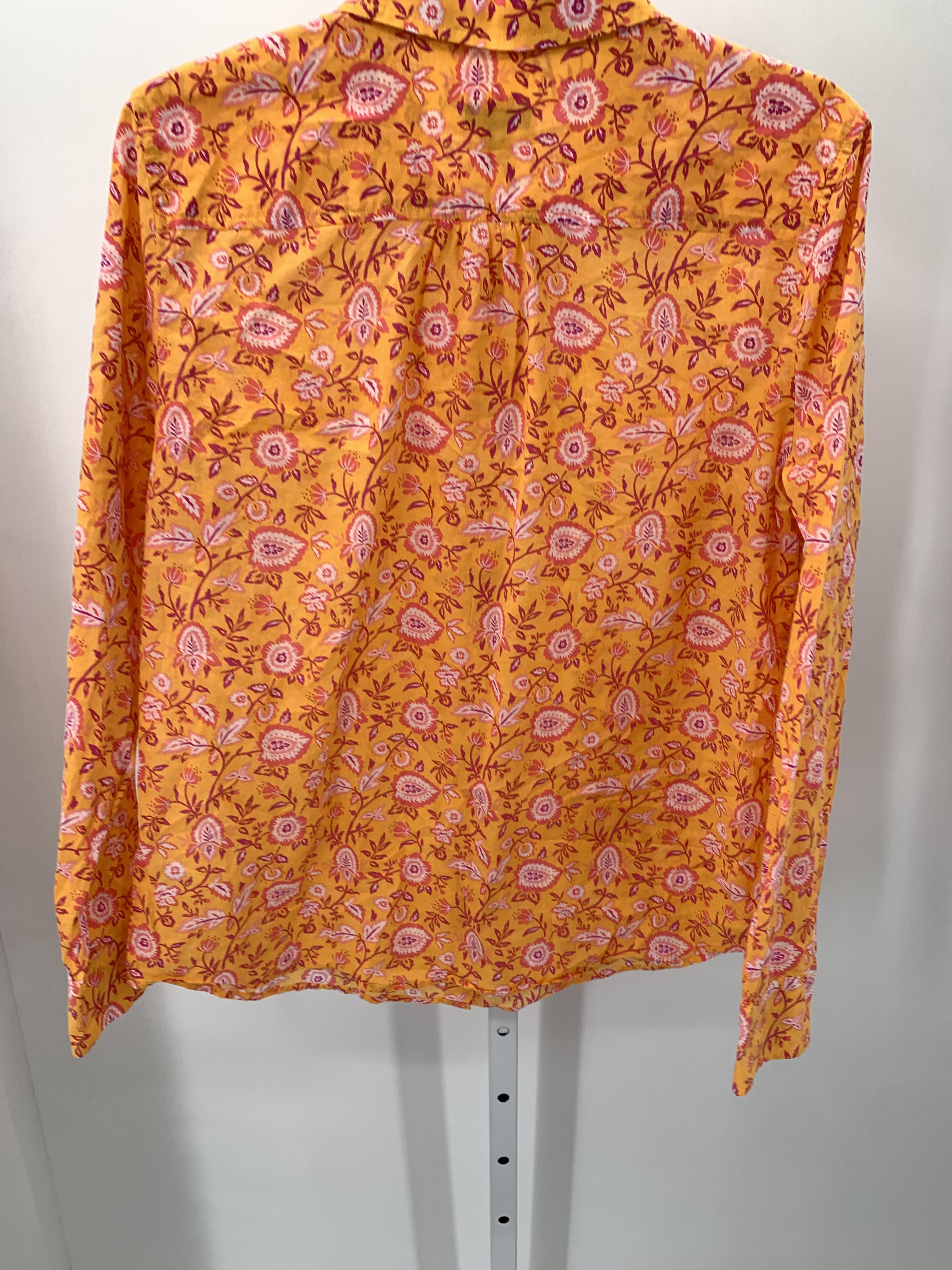 Talbots Size Medium Misses Long Sleeve Shirt