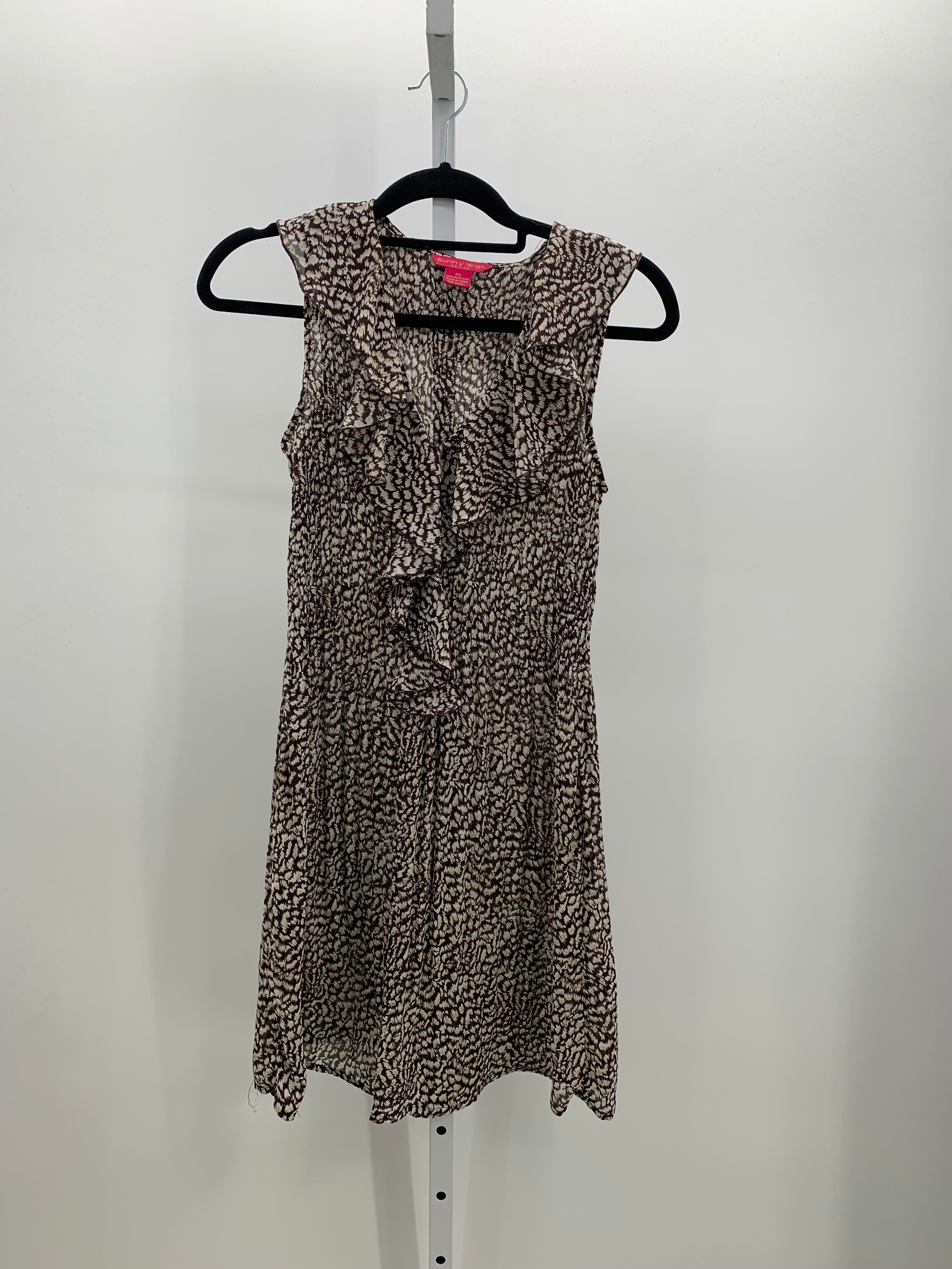 Sunny Leigh Size Small Petite Petite Sleeveless Dress
