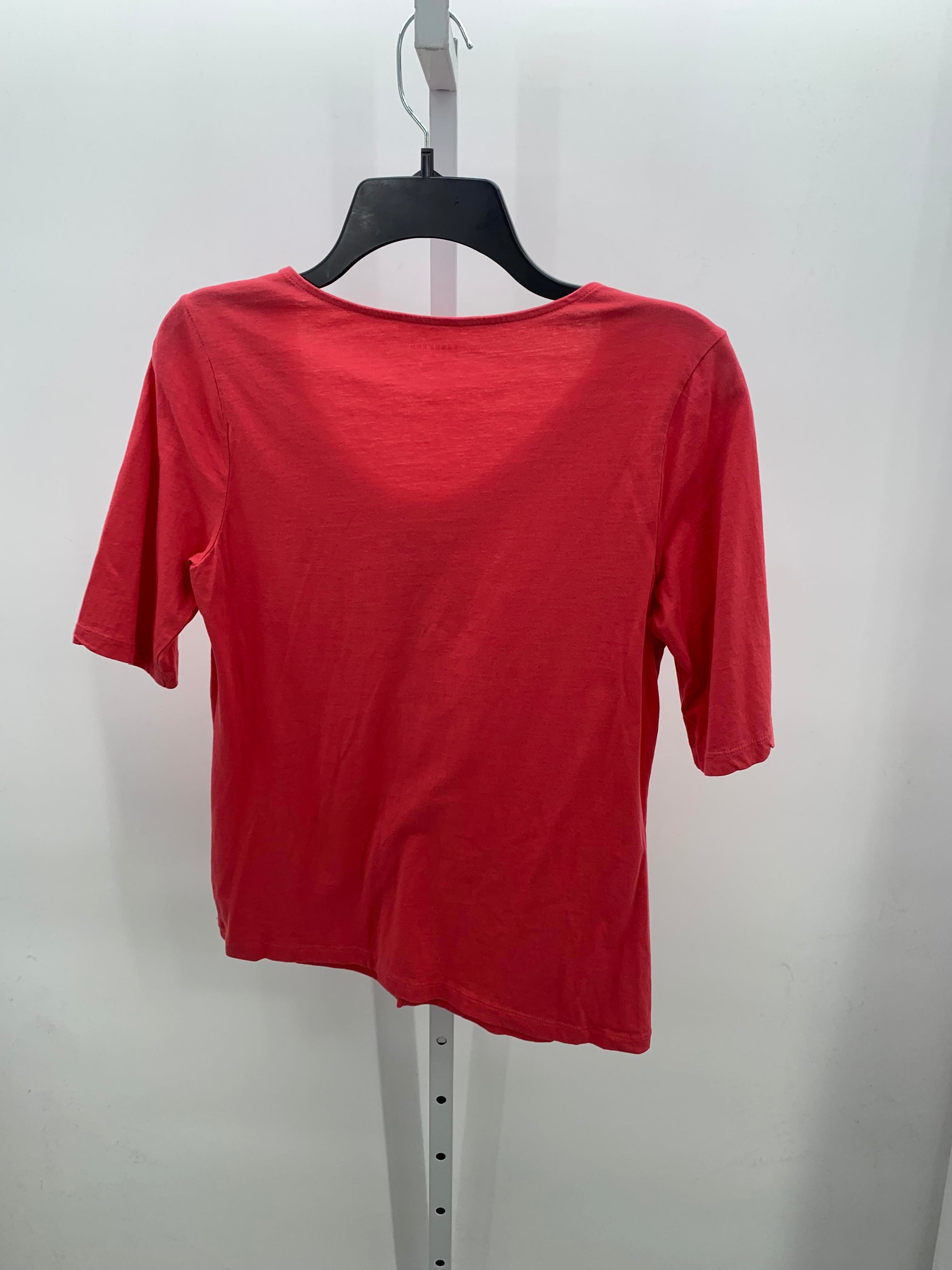 Lands End Size Small Misses Short Sleeve Shirt