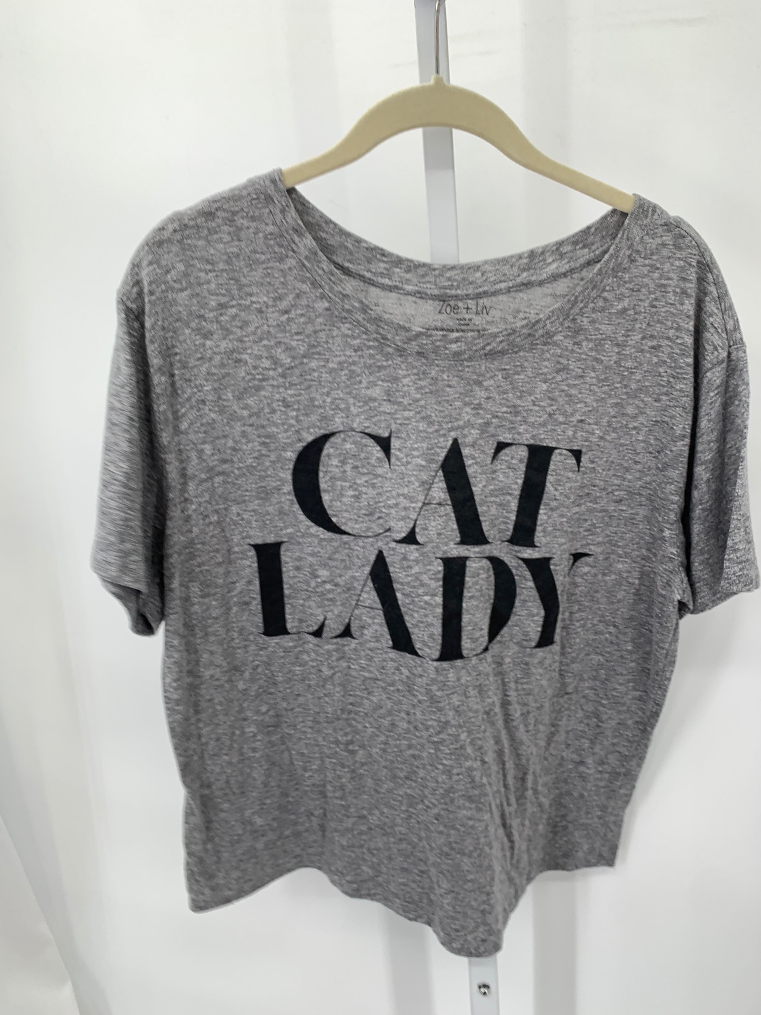 Size Extra Large Misses Short Sleeve Shirt