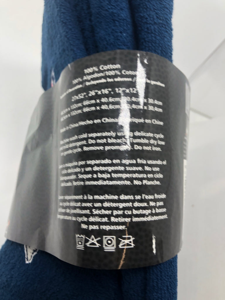 NIP 3PC PATRIOTS BATH TOWEL SET.