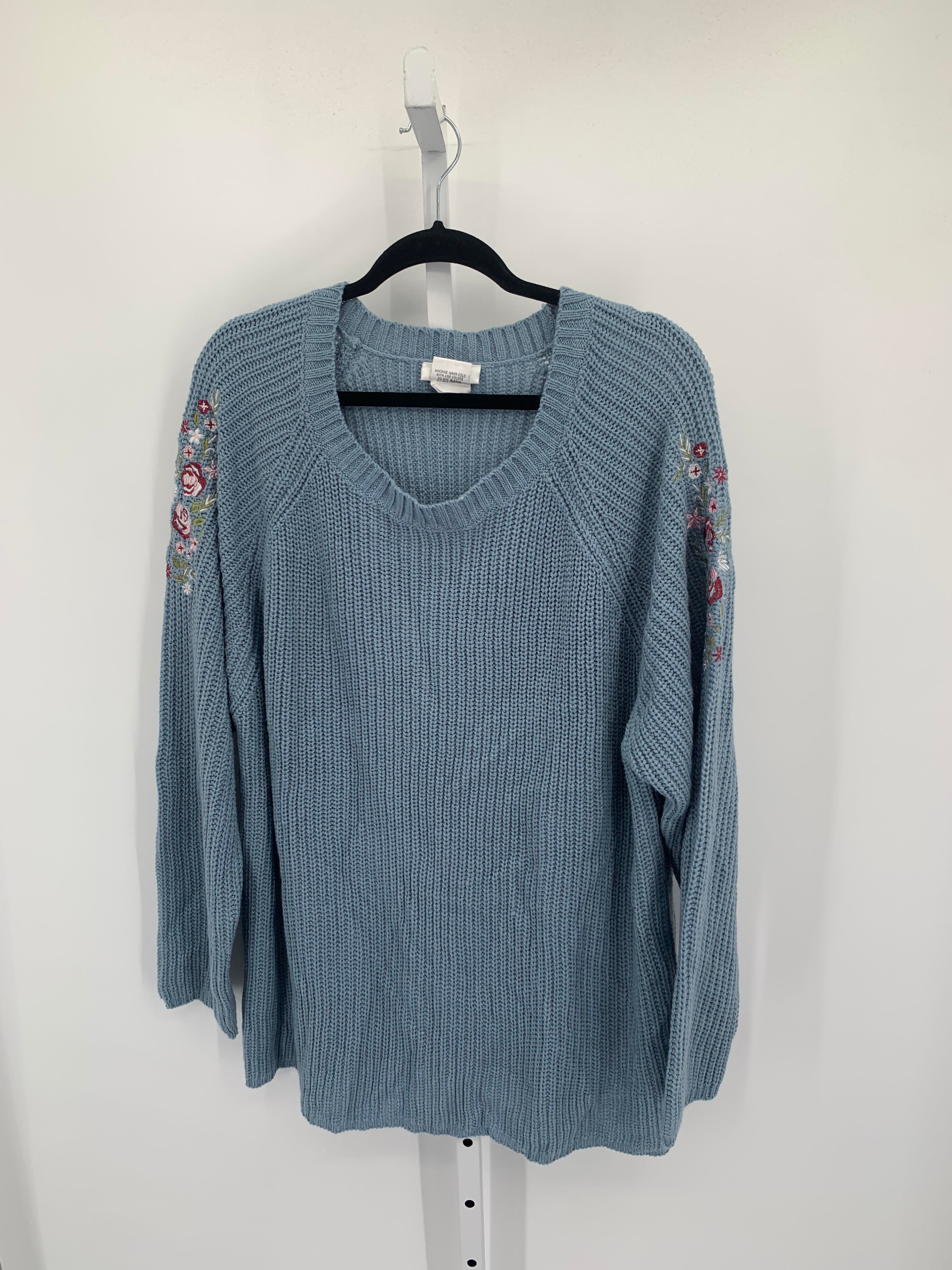 Size 3X Womens Long Slv Sweater