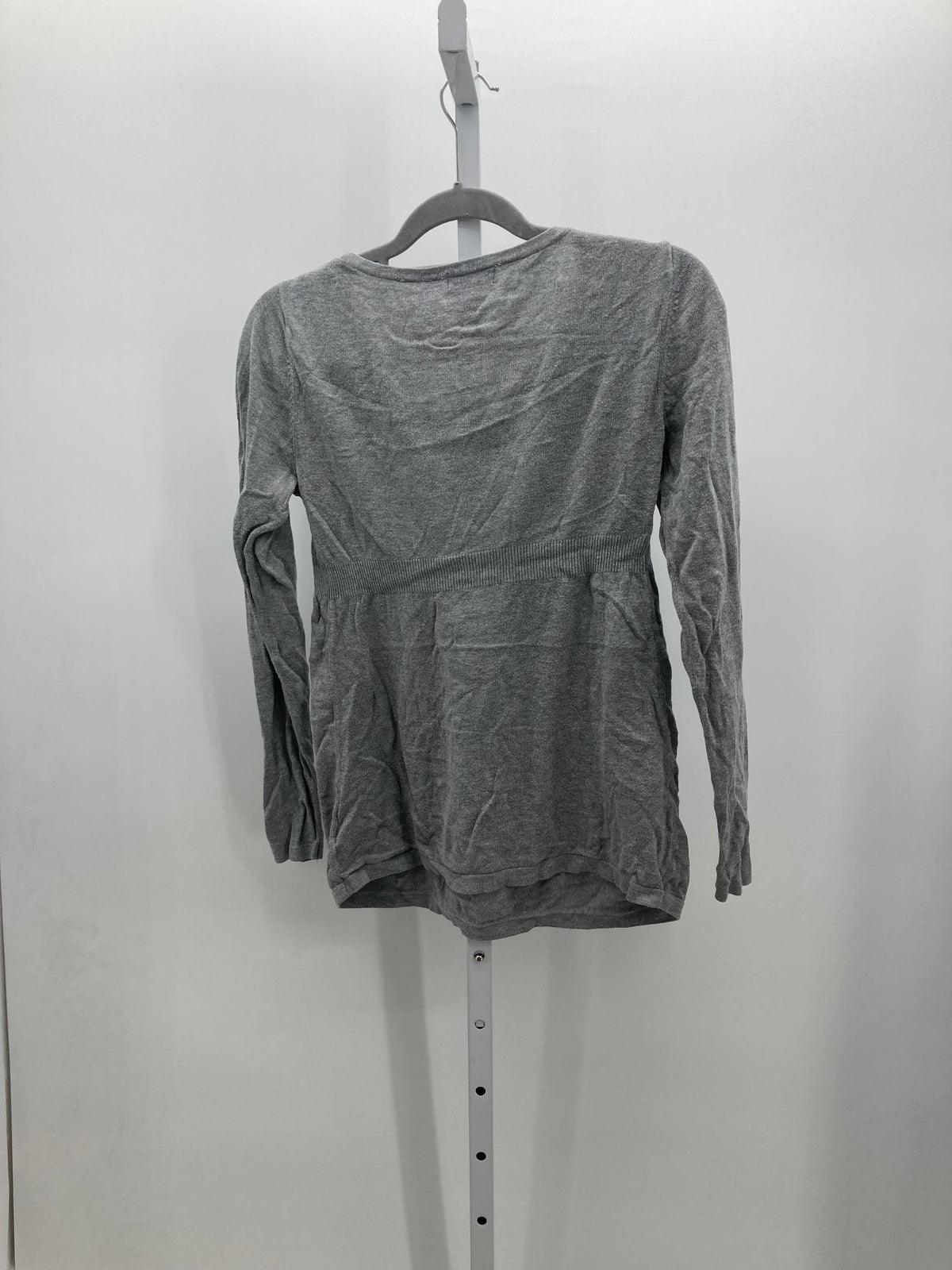 Liz Lange Grey Size Medium Maternity Long Sleeve Sweater