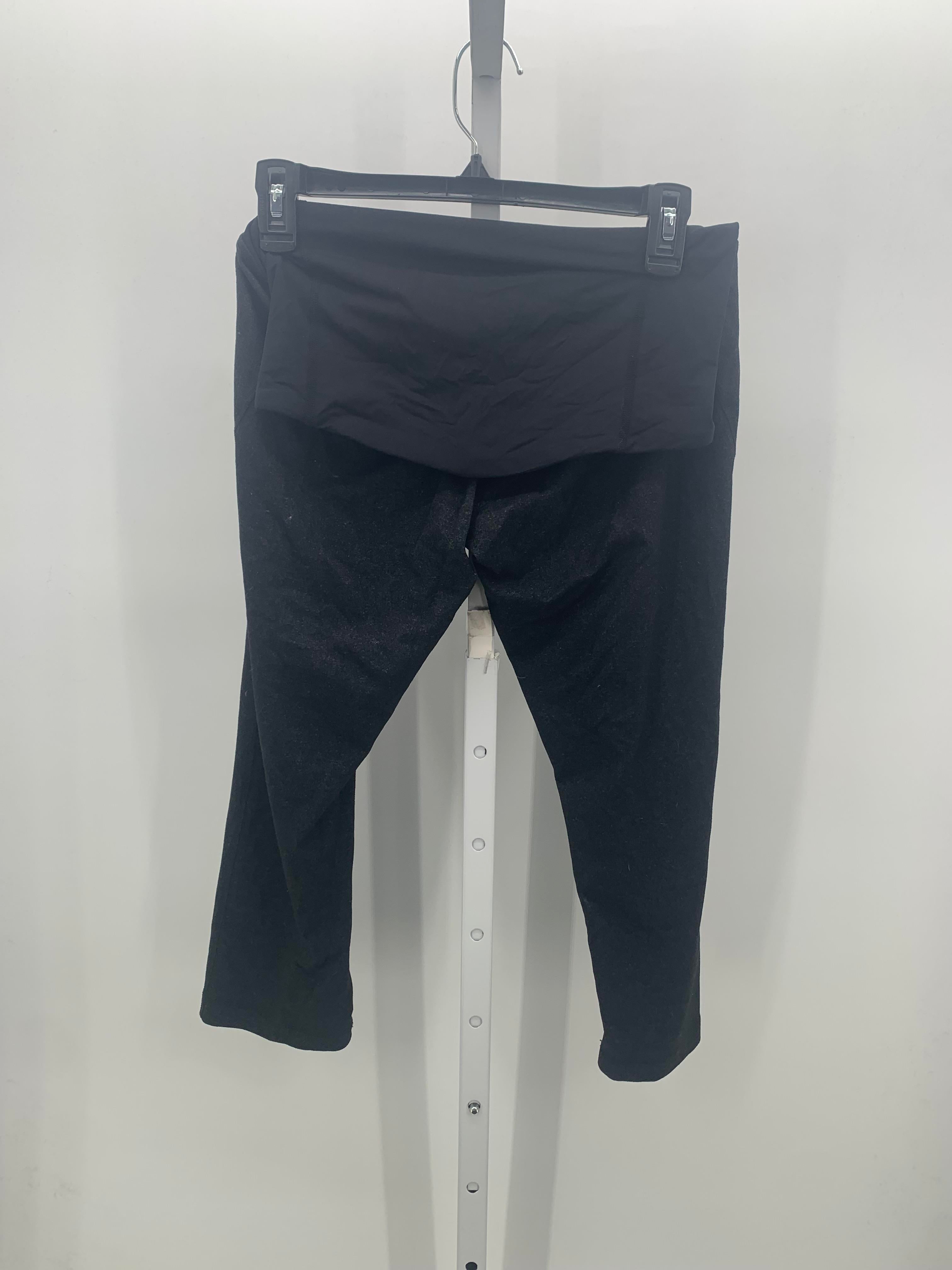 Isabel Black Size Small Maternity Capri