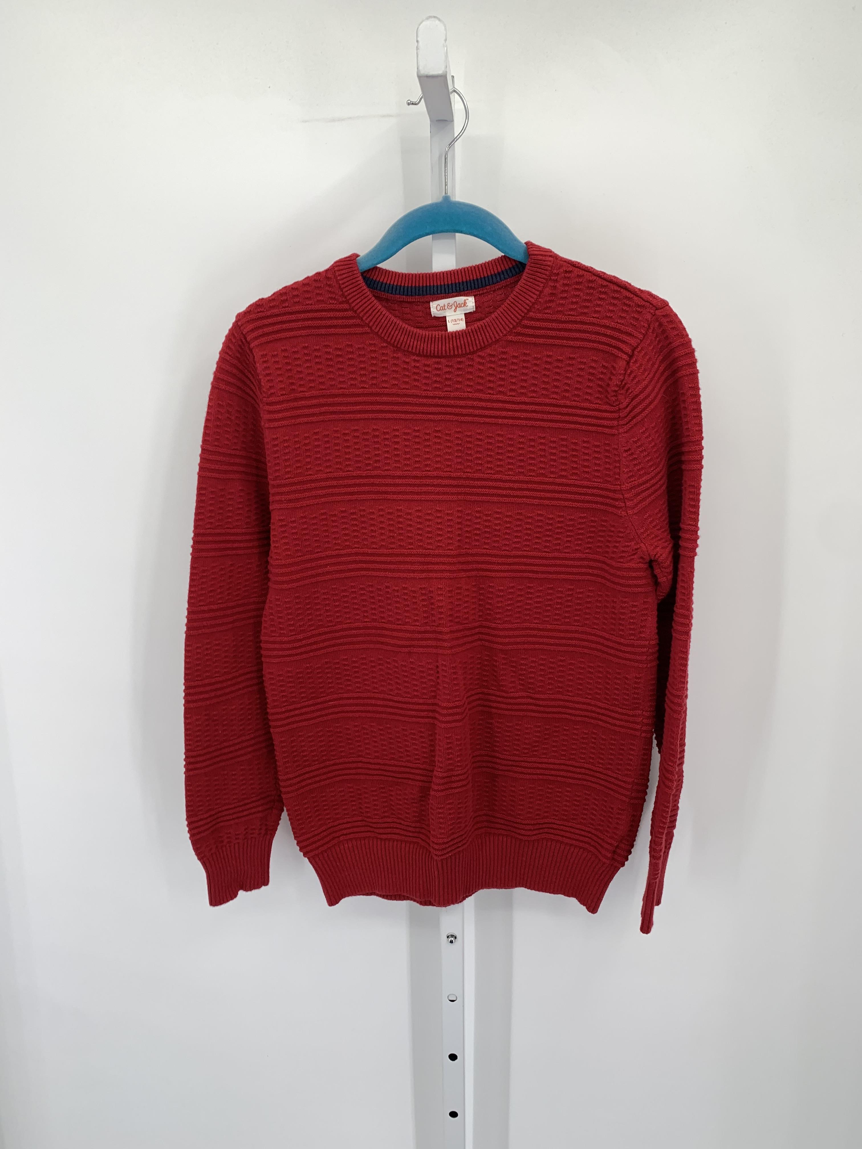 RIBBED KNIT SWEATER