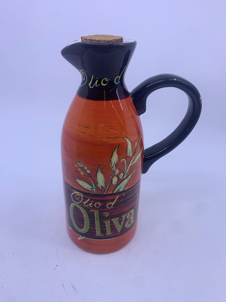 RE PAINTED OLIO D' OLIVA DISPENSER.