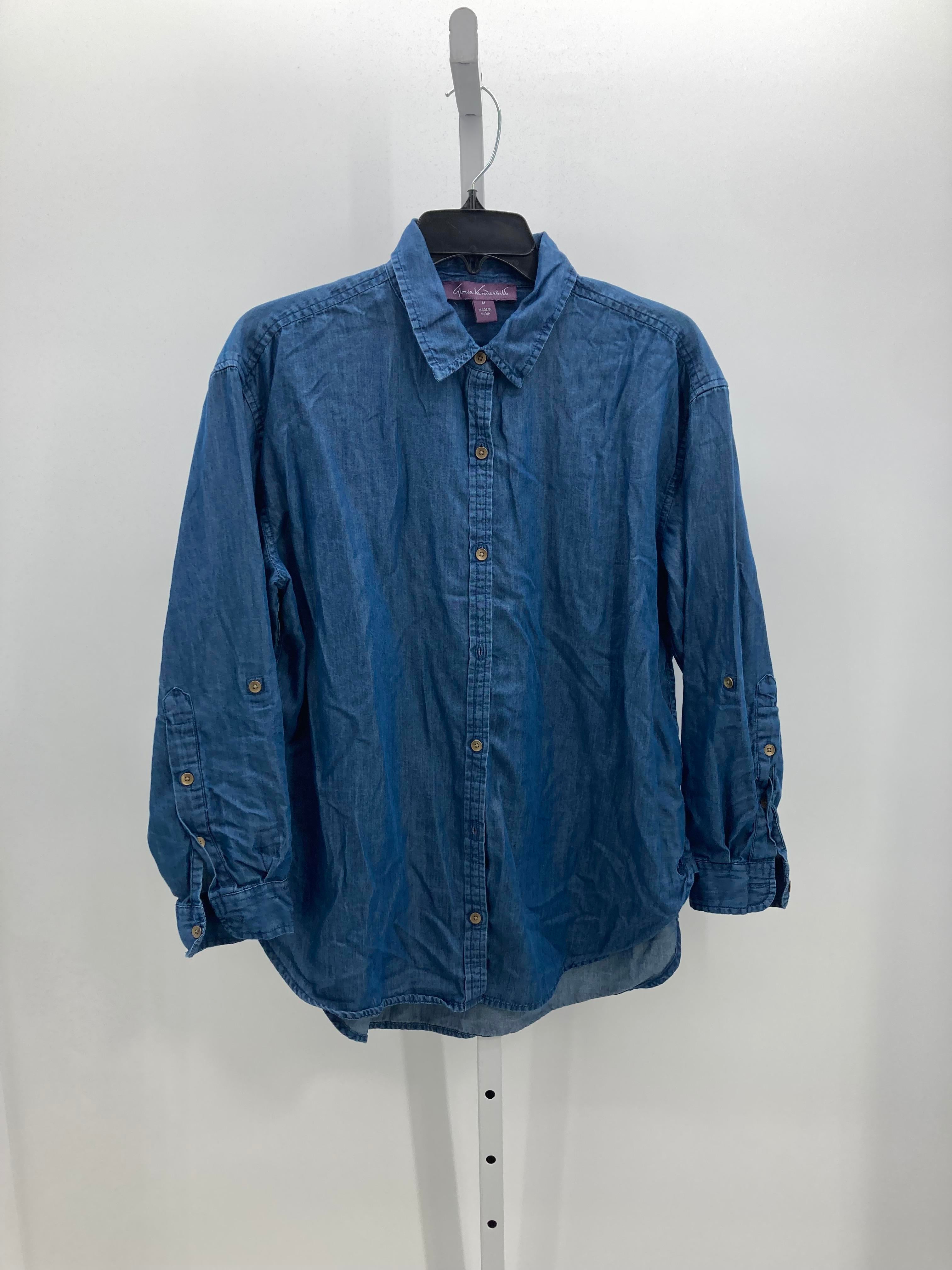 Gloria Vanderbilt Size Medium Misses Long Sleeve Shirt