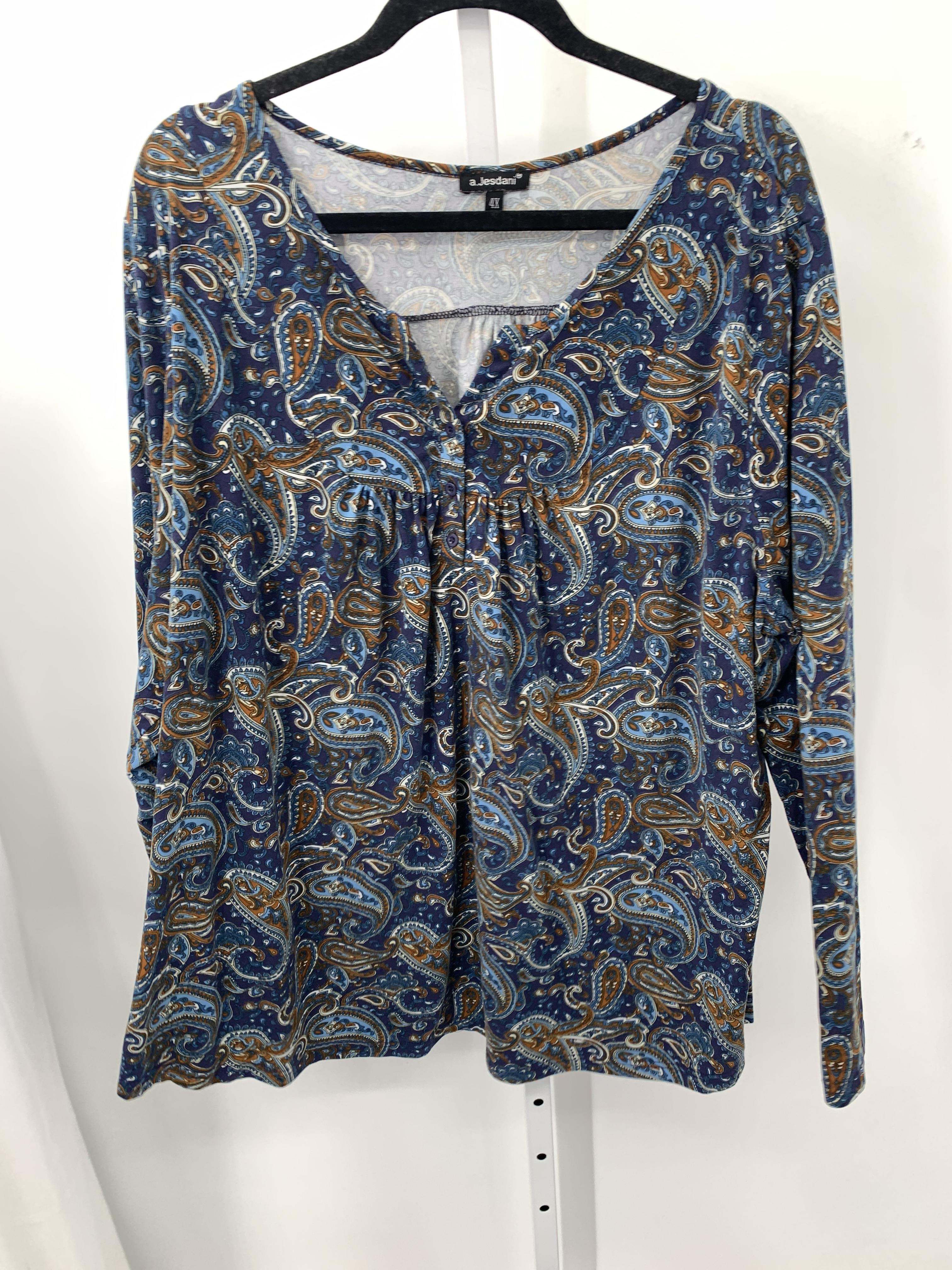 Size 4X Womens Long Sleeve Shirt