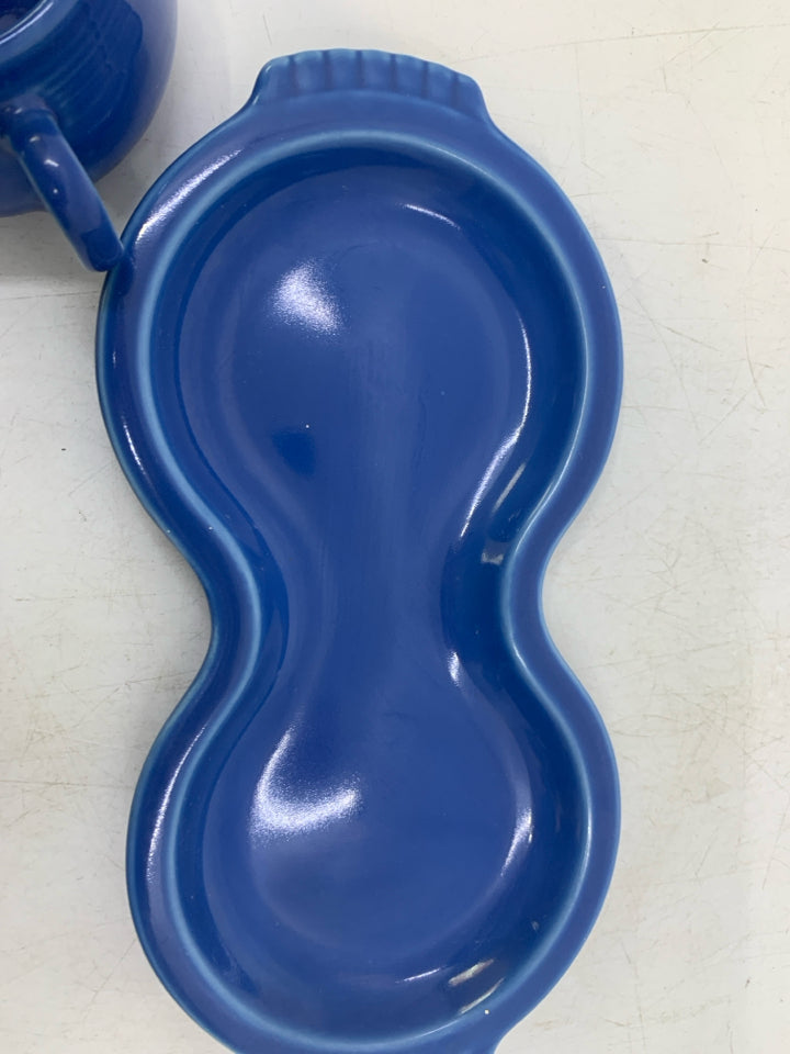 VTG SUGAR BOWL/CREAMER+ TRAY.