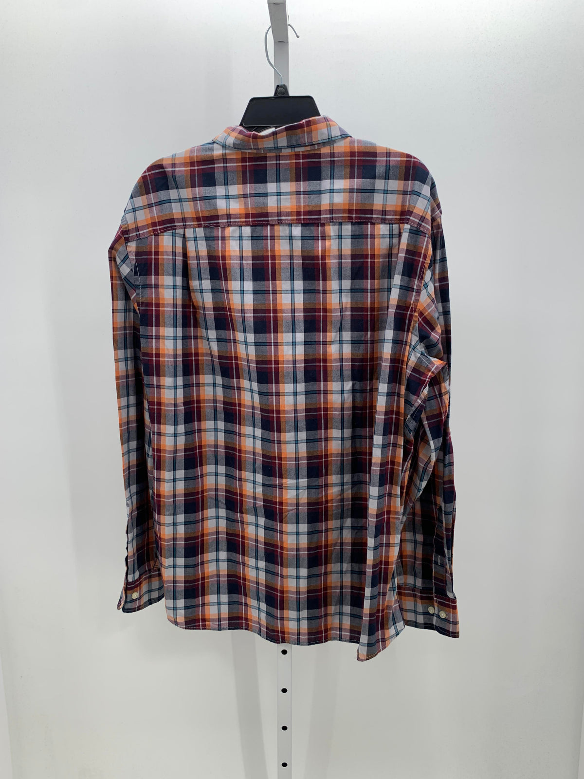 PLAID BTN DOWN