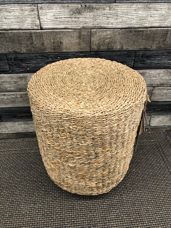 BLONDE WOVEN TABLE *NOT FOR SITTING*