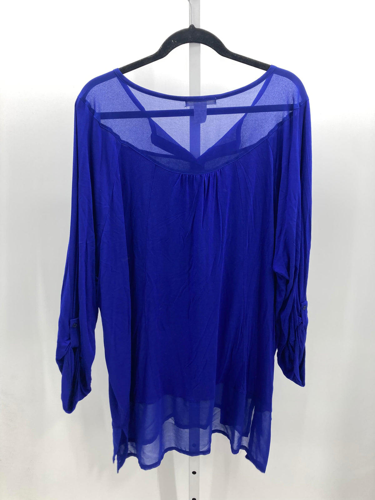 Design History Size 3X Womens 3/4 Sleeve Shirt